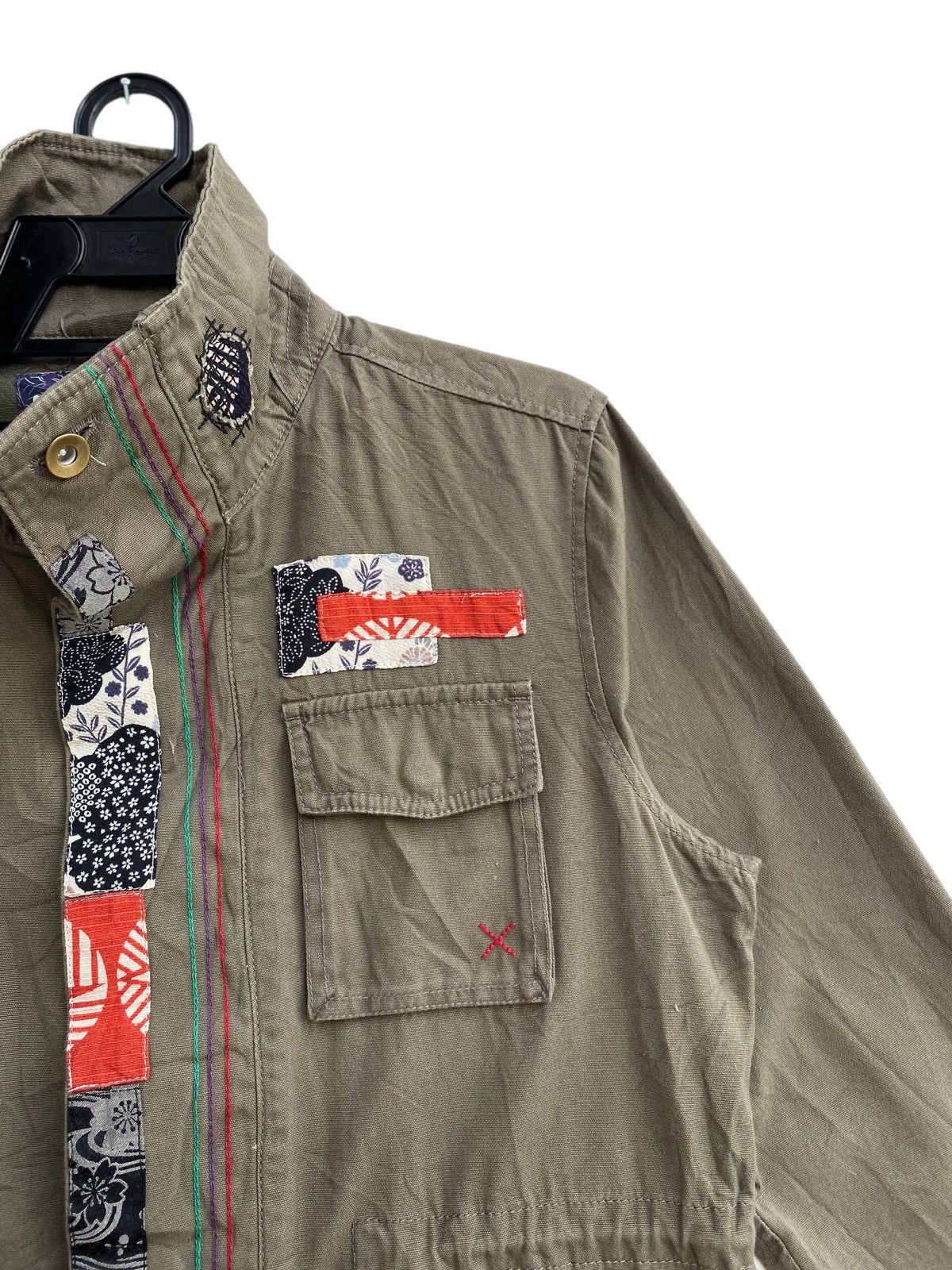 Japanese Brand Miyabi Musubiu japanese traditional patchwork feild jacket Size US M / EU 48-50 / 2 - 4 Thumbnail