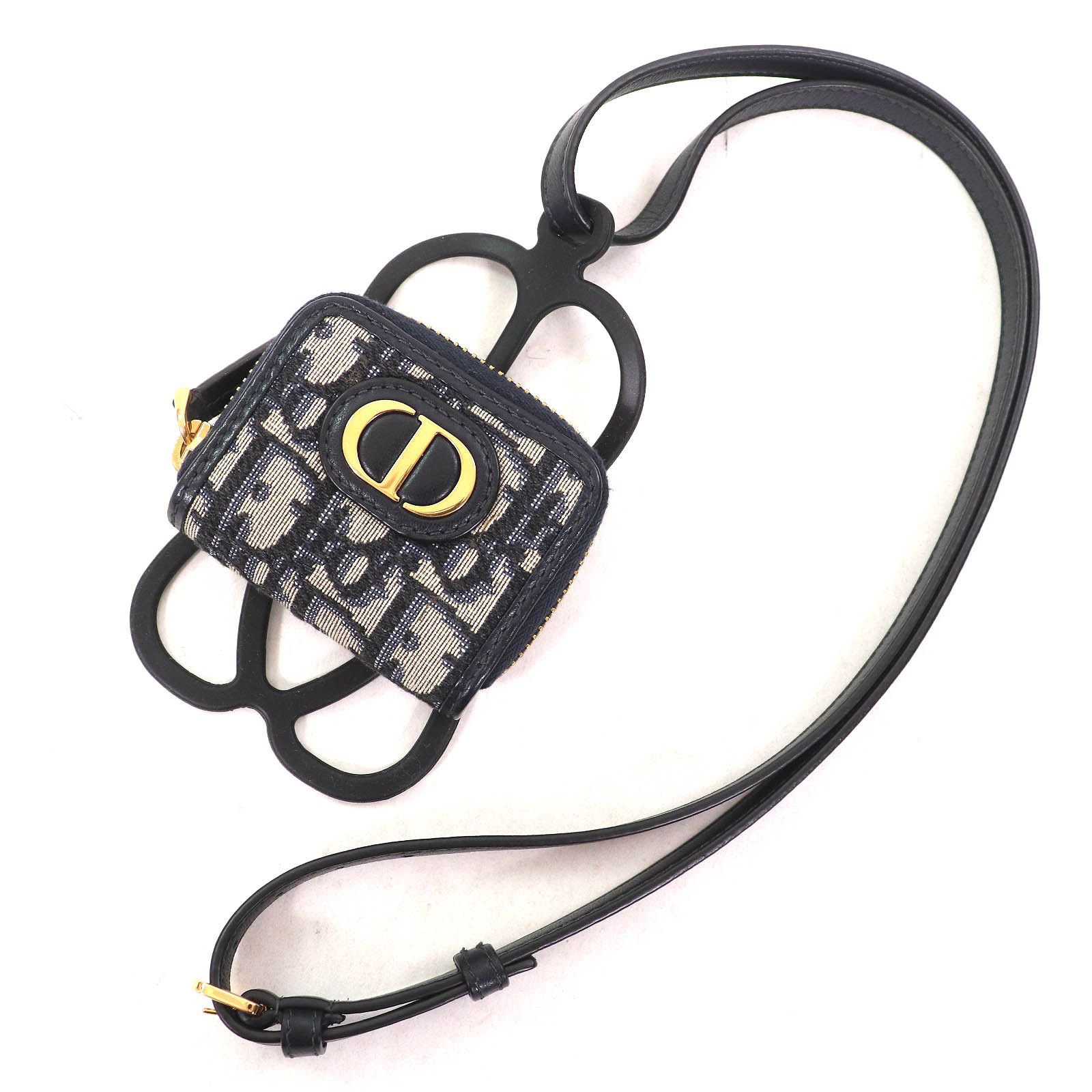 Dior Dior Christian Dior 30 MONTAIGNE Oblique Trotter AirPods Phone Holder Canvas Phonecase S2101UTZQ DUTY FREE for USA Size ONE SIZE - 1 Thumbnail
