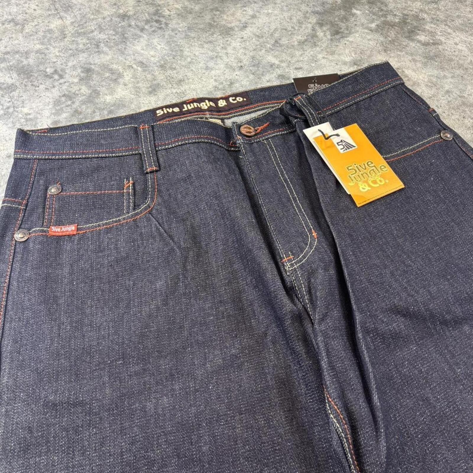 Southpole 5ive Jungle Y2K Gothic Wide Leg Alternative Jeans Size US 40 / EU 56 - 7 Thumbnail