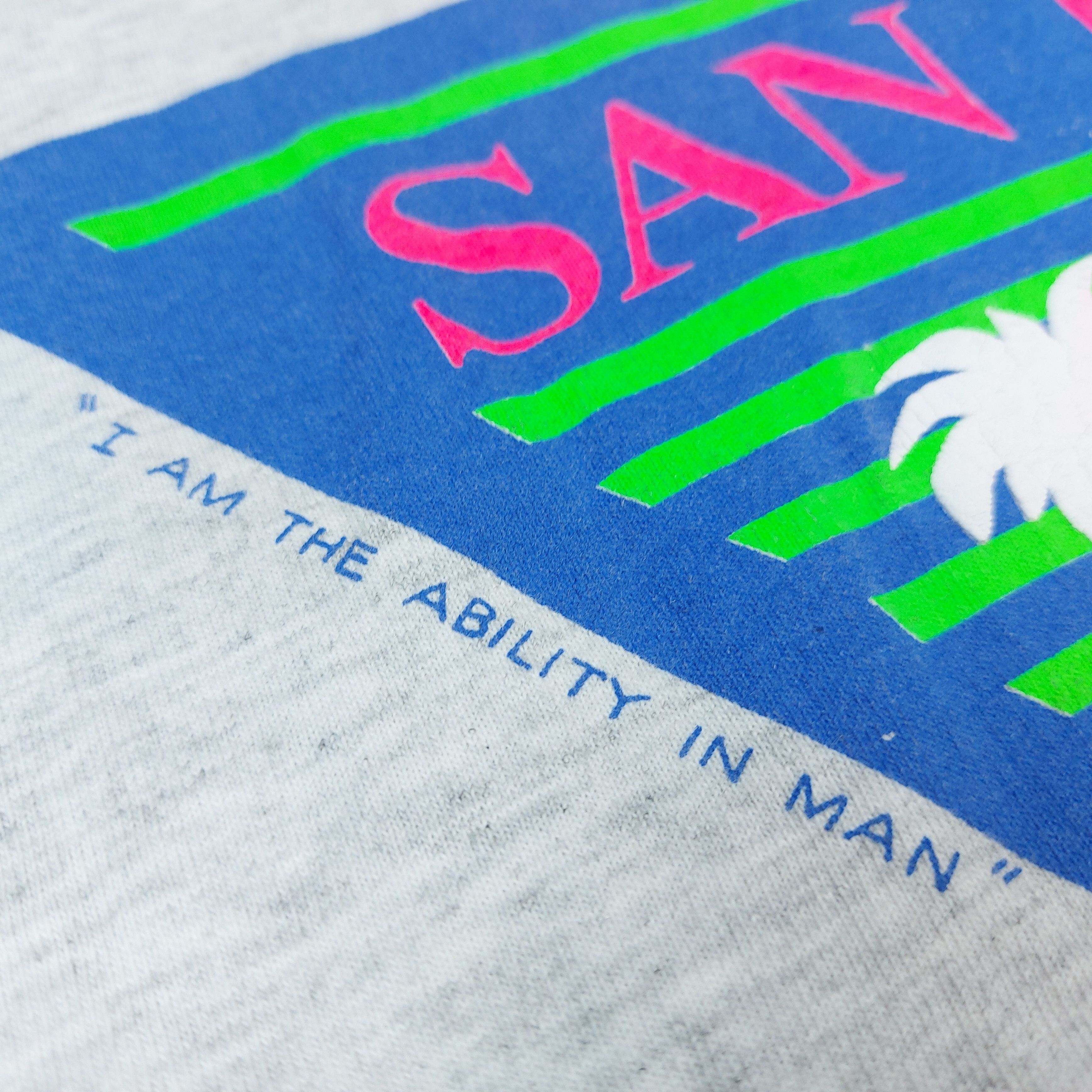 Other Vintage 80s San Diego Surf ONE WORLD NOW ONE FAMILY TEE Size US L / EU 52-54 / 3 - 7 Thumbnail