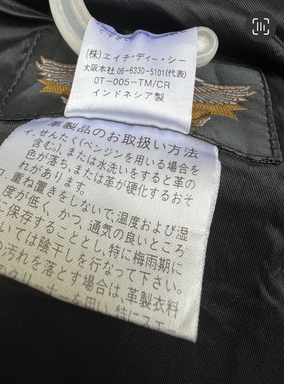 Harley Davidson × Leather × Vintage Vintage Harley Davidson Black Cowhide Bootcut Leather Pant Size US 29 - 25 Thumbnail