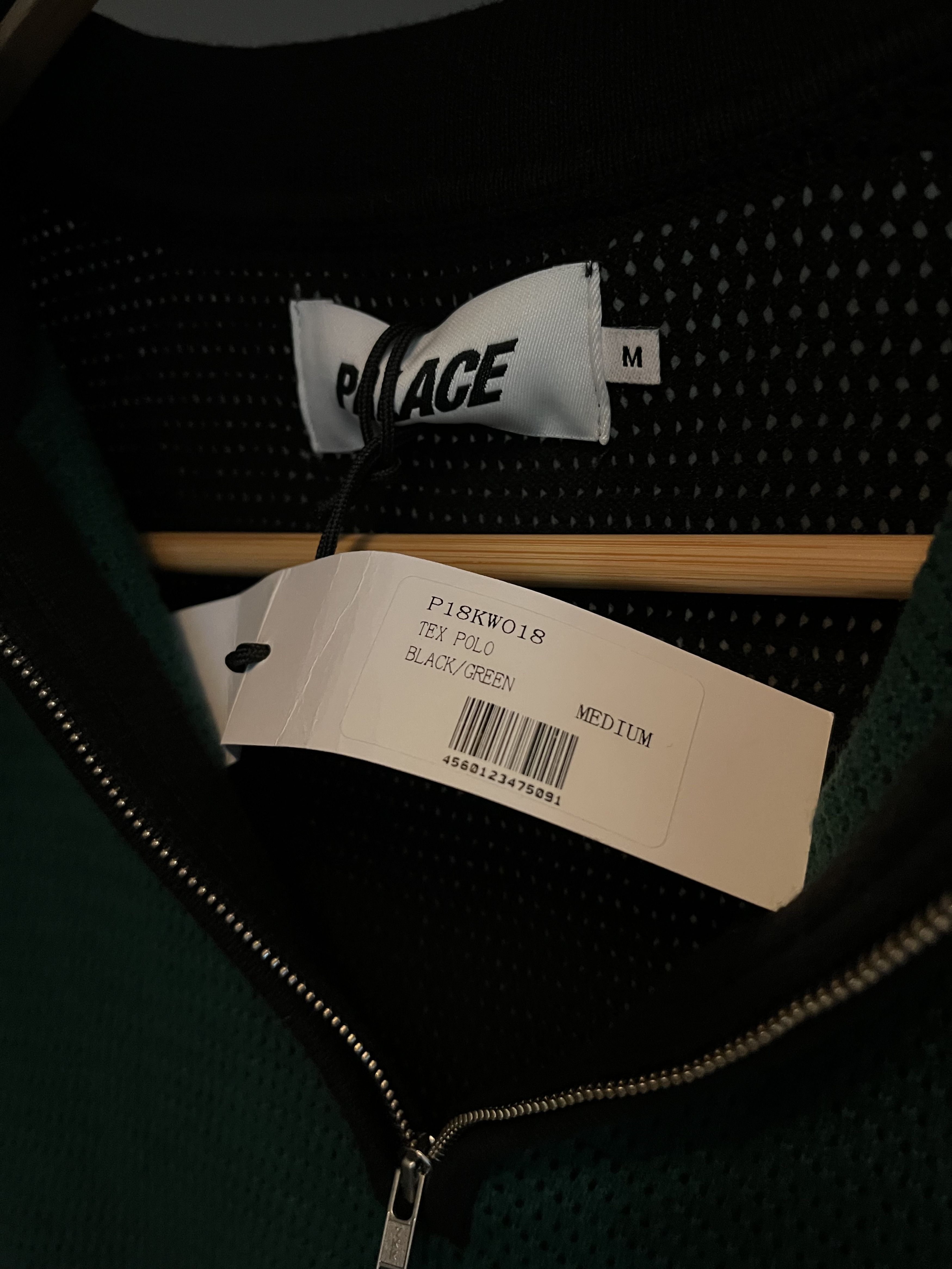 Palace Tex Polo Black/Green Size US M / EU 48-50 / 2 - 2 Thumbnail