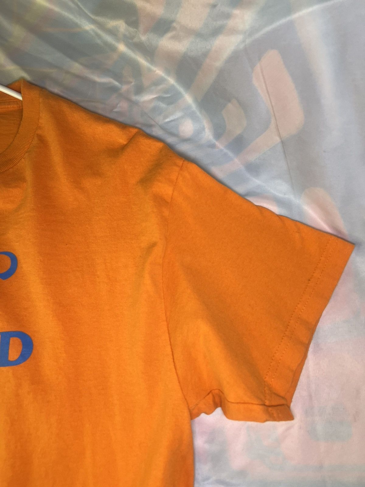 Anti Social Social Club ASSC bright orange t shirt with blue print Size US L / EU 52-54 / 3 - 5 Thumbnail