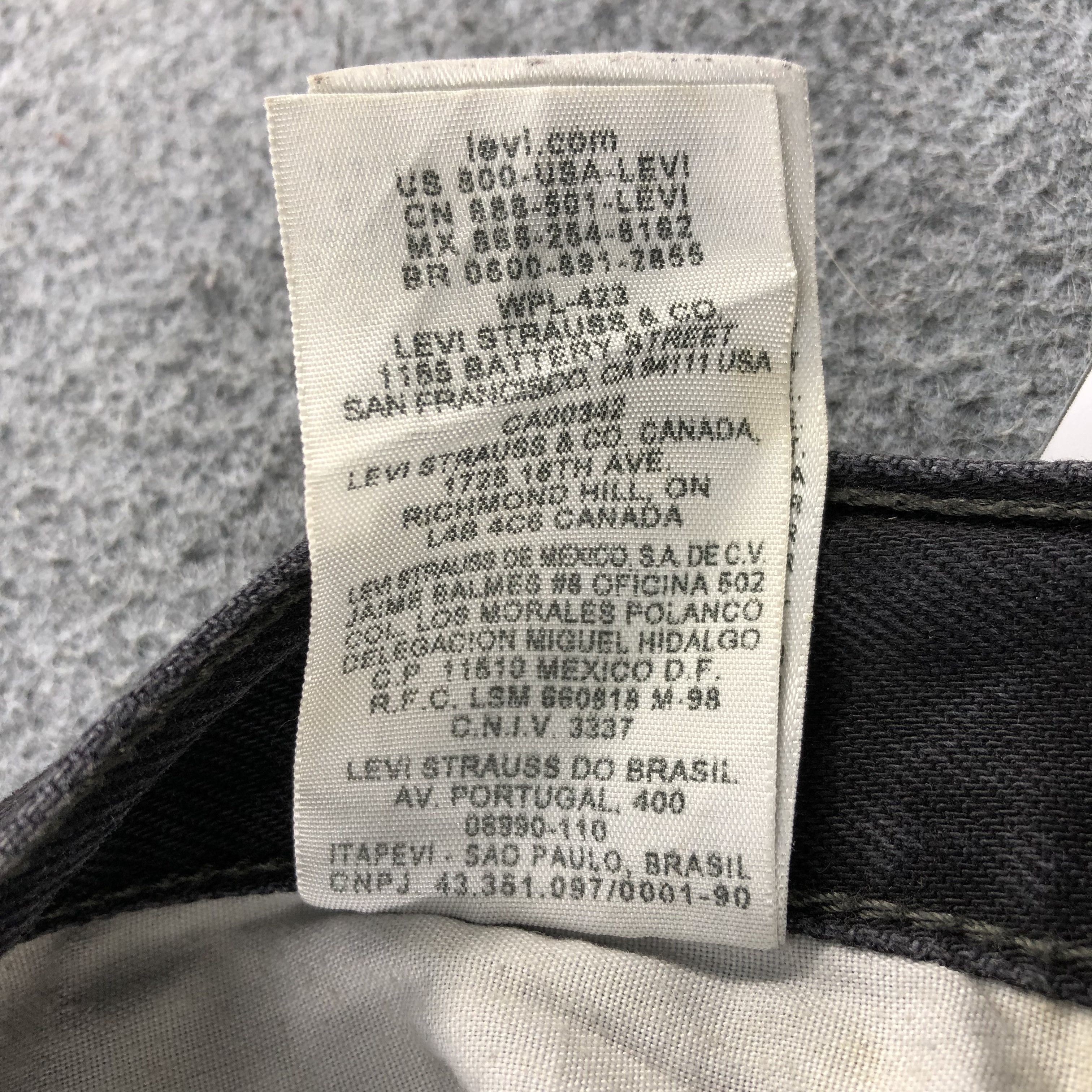 Levi's Vintage Distress Levis 501 Jeans-J1397 Size US 37 - 14 Thumbnail