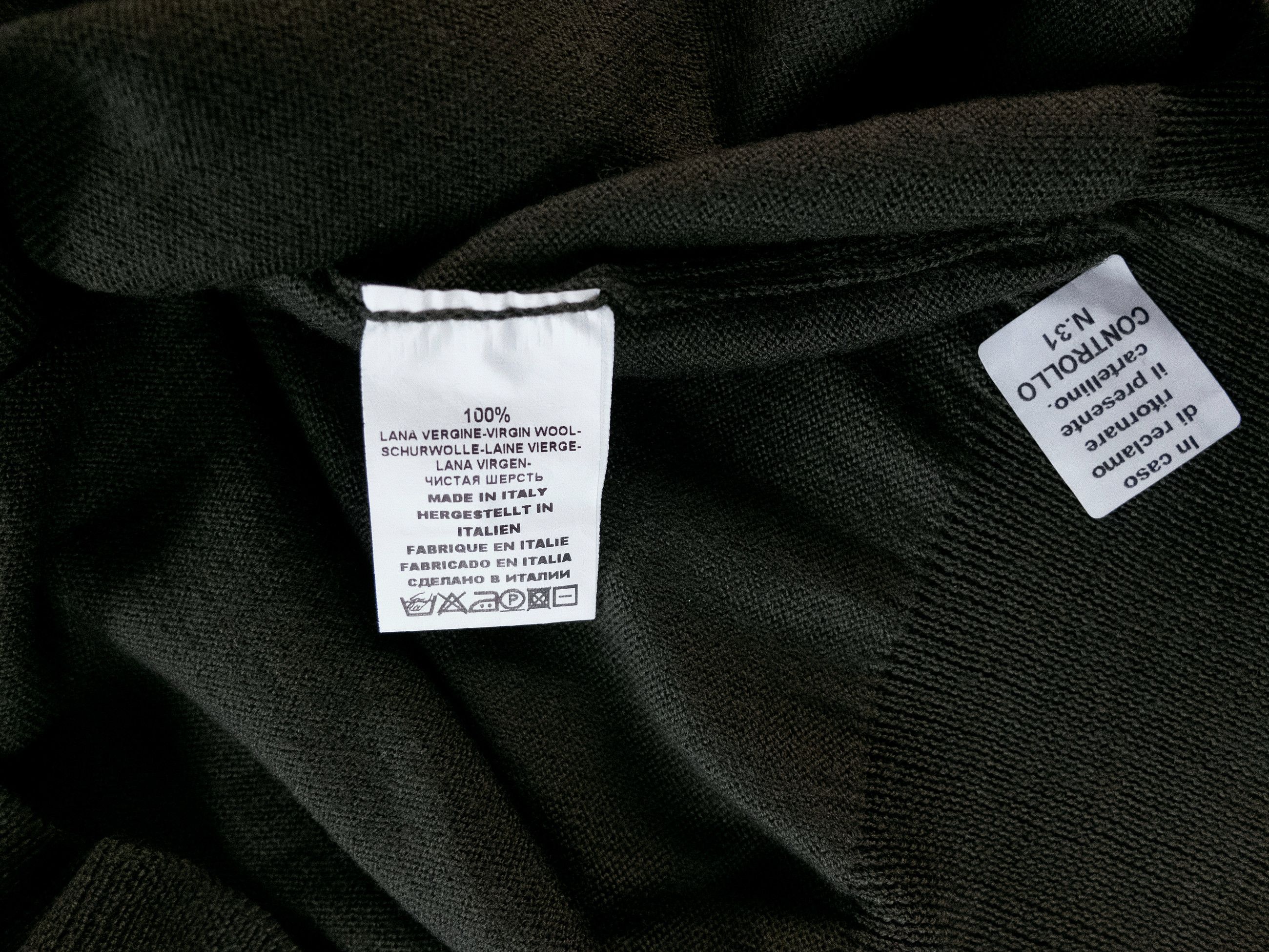 Gran Sasso GRAN SASSO for Fedele miltary green wool sweater 4XL Size US XXL / EU 58 / 5 - 5 Thumbnail