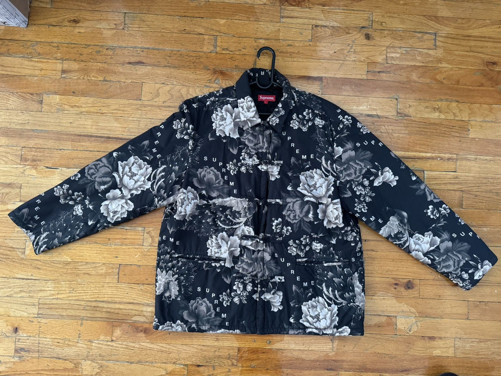 希少 Supreme シュプリーム Peacock Jacket ブラック XL Supreme シュプリーム 21SS Peacock Jacket ピーコック