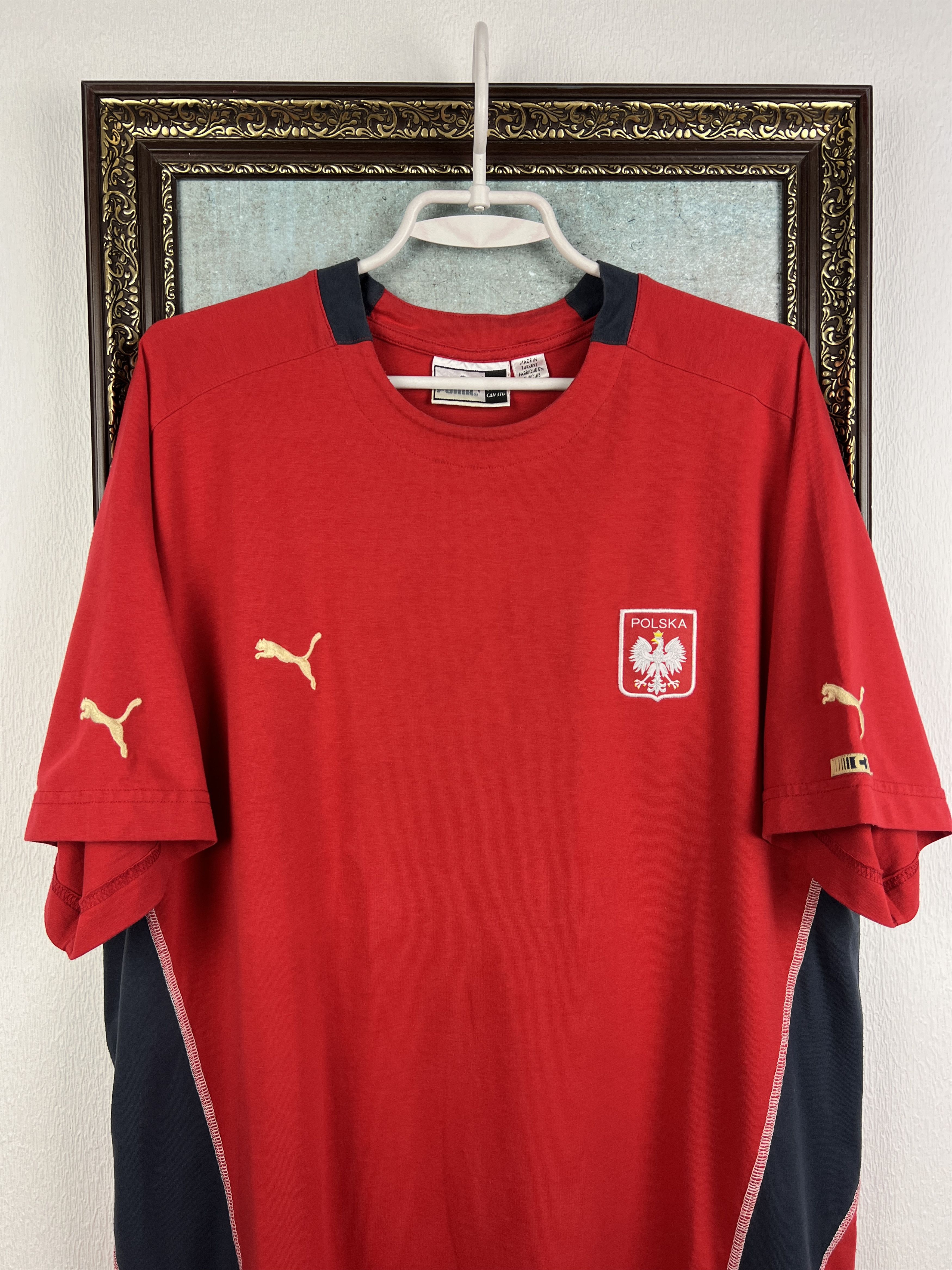 Puma Poland football shirt 2004 Soccer Train Jersey National Size US XXL / EU 58 / 5 - 2 Thumbnail