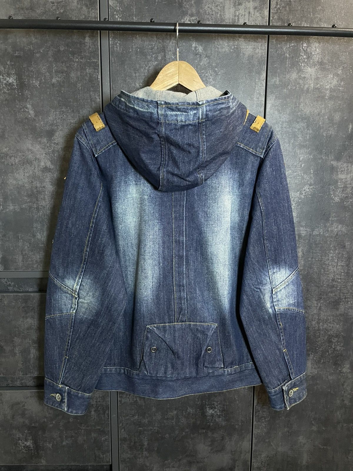 Japanese Brand Vintage Denim Military Jacket Napoleon Military Streetwear Size US L / EU 52-54 / 3 - 7 Thumbnail