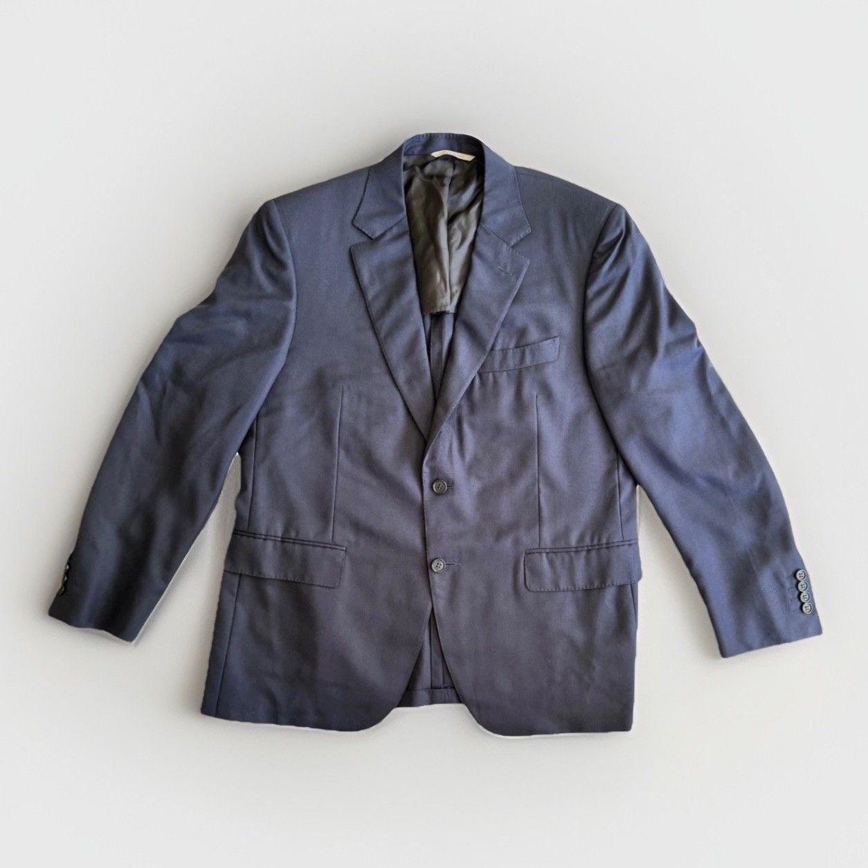 Canali Canali 50R Blue Water Resistant Blazer 2-Btn Jacket Size 50R - 1 Thumbnail