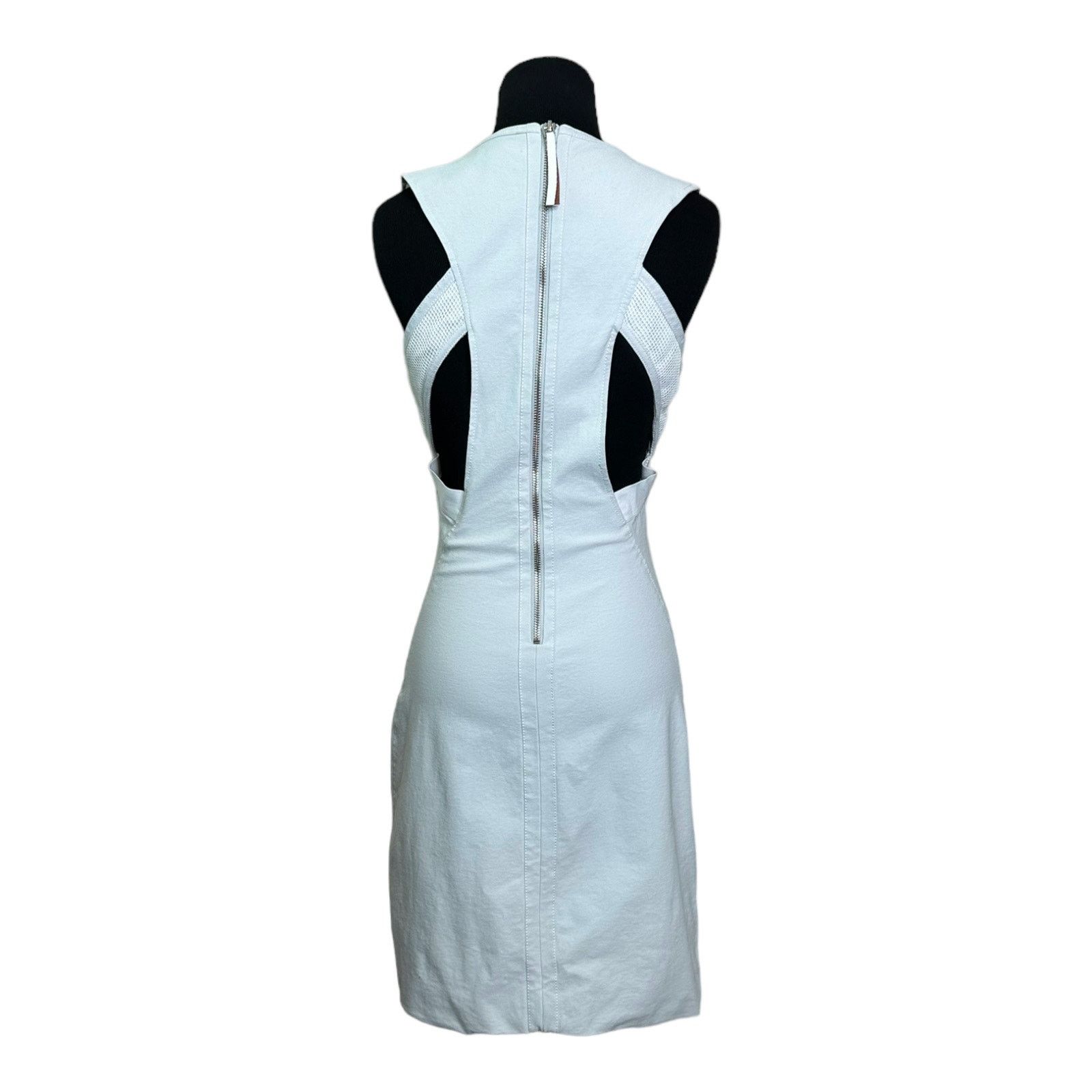 Helmut Lang Helmut Lang Light Blue Gray Sleeveless Dress size 6 Size M / US 6-8 / IT 42-44 - 8 Thumbnail