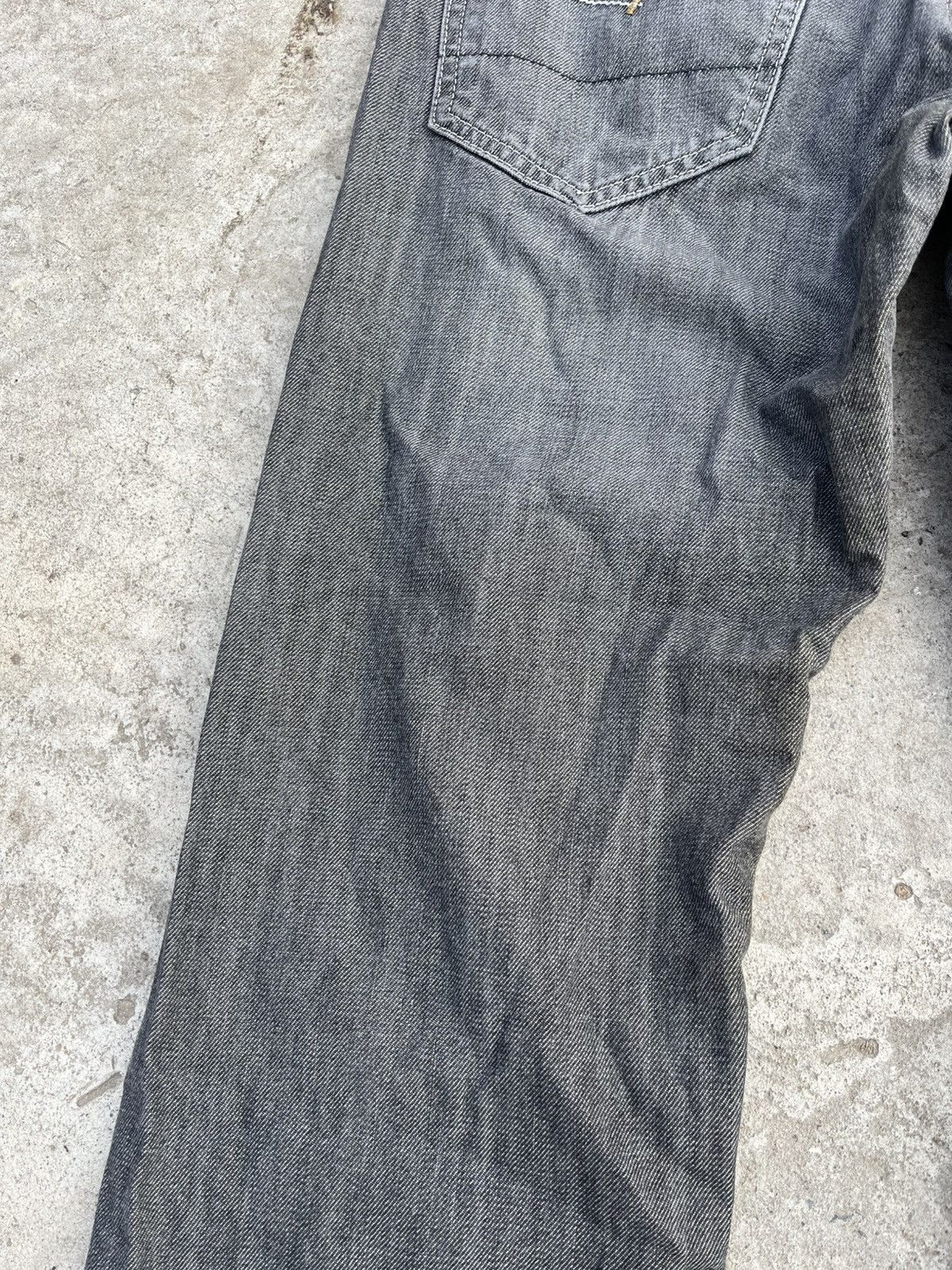 G-Star × Japanese Brand × Le Grande Bleu (L.G.B.) Vintage Big Logo G-Star Faded Jeans Rick Owens Style Denim Size US 32 / EU 48 - 6 Thumbnail