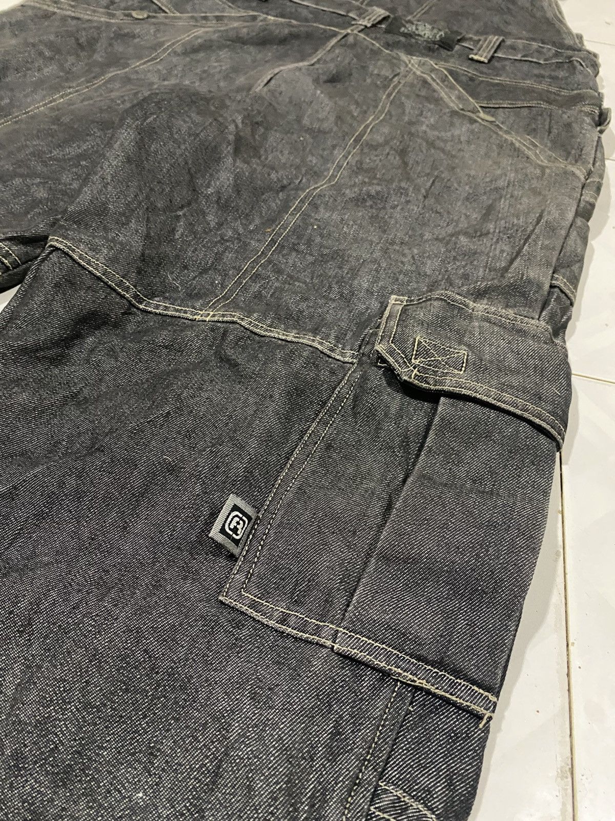 Vintage Freaky Massive Baggy Overalls Denim Size US 40 / EU 56 - 8 Thumbnail
