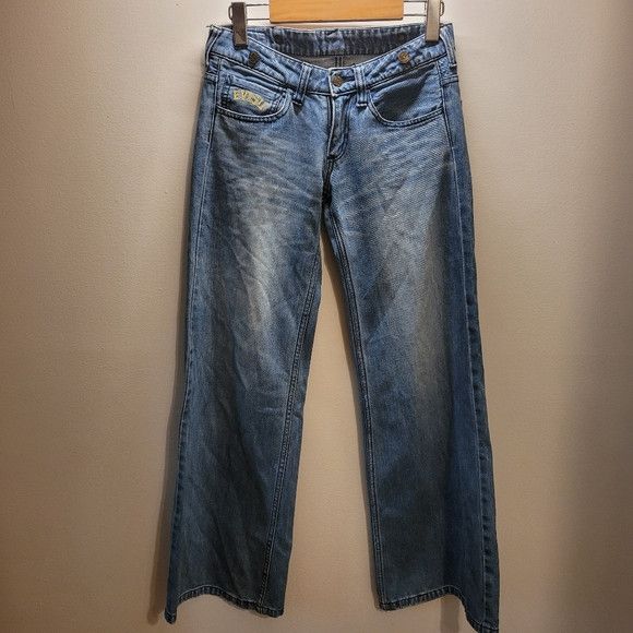 Evisu Y2k Evisu Donna Flared Jeans Light Wash - Size 25 Size 25" / US 0 / IT 36 - 2 Thumbnail
