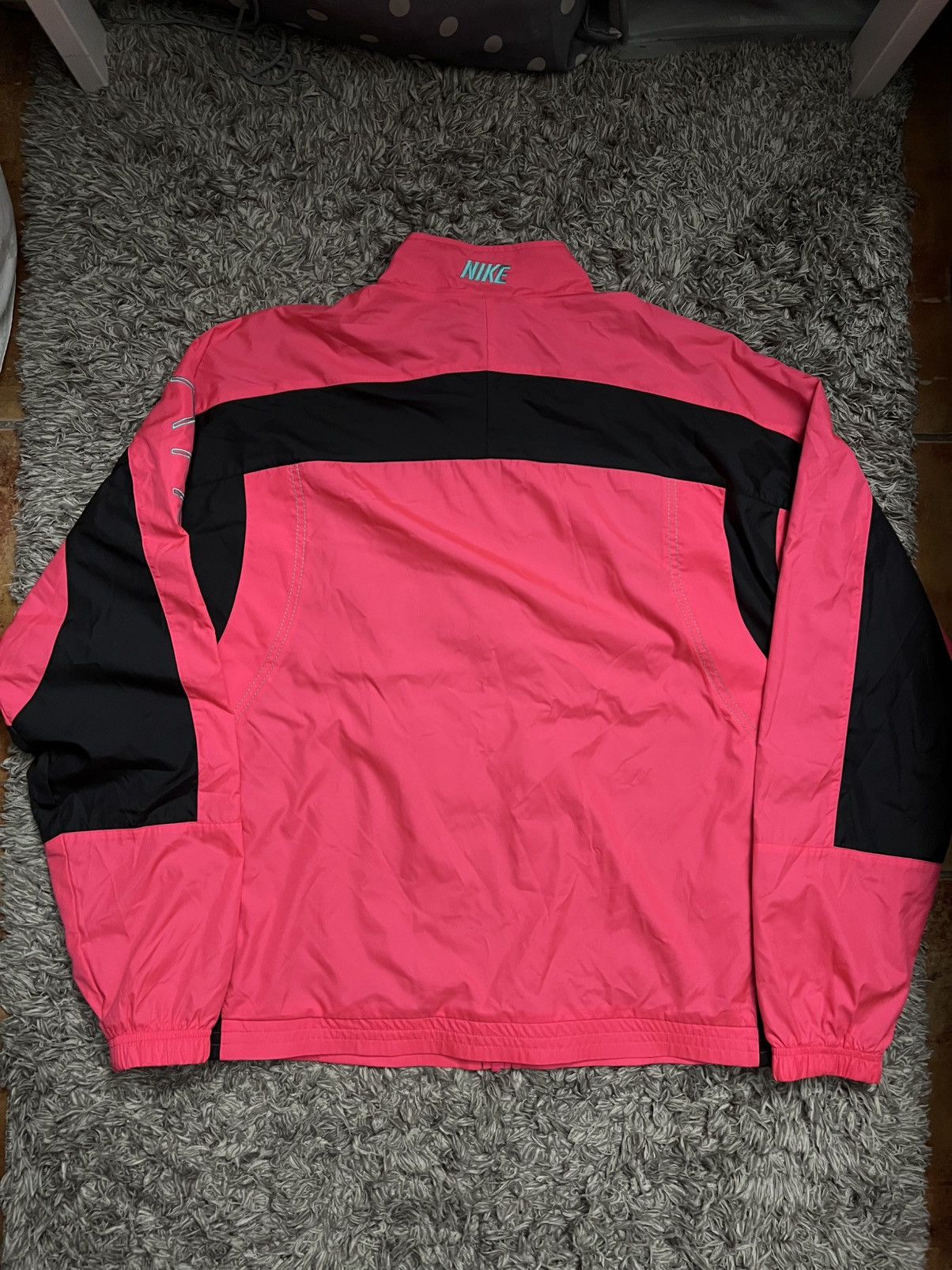 Nike × atmos Nike/Atmos Vintage Patchwork Track Jacket - pink/hyper jade Size US M / EU 48-50 / 2 - 3 Thumbnail