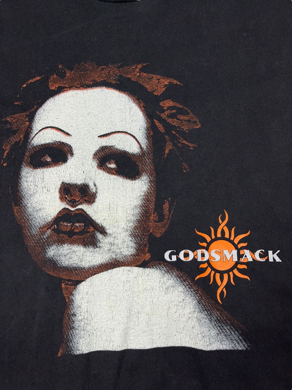 Band Tees Vintage 90s Godsmack Smack This! Goth Girl T-shirt Size US L / EU 52-54 / 3 - 4 Thumbnail