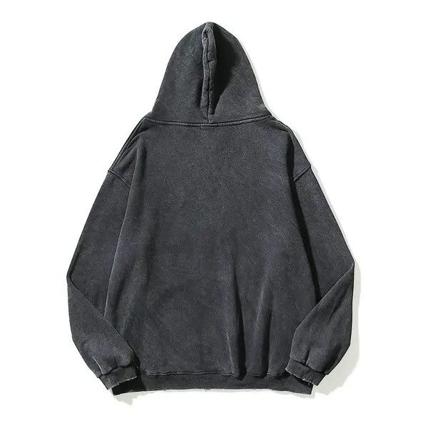 VIBE Streetwear Retro High Street Washed Zip Up Hoodie y2k Size US L / EU 52-54 / 3 - 2 Thumbnail