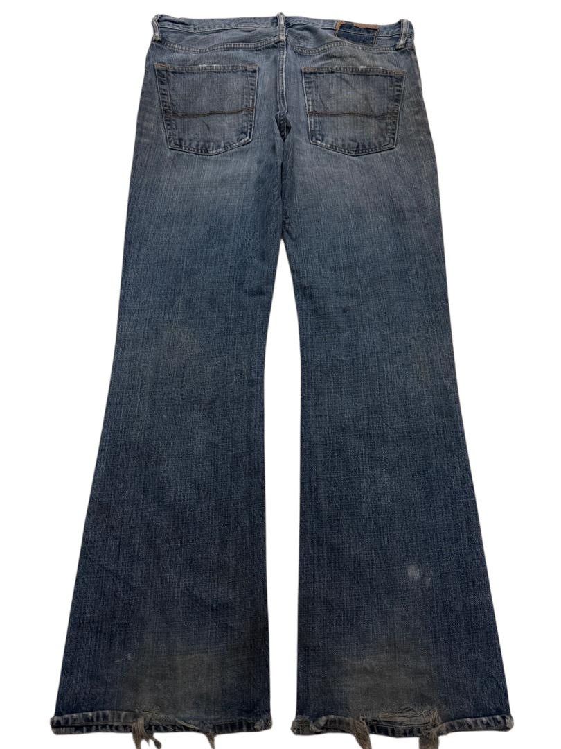 Levi's 💥INSANE💥CRAZY THRASHED ABRECROMBIE FLARED BELL BOTTOM JEANS Size US 35 - 2 Thumbnail