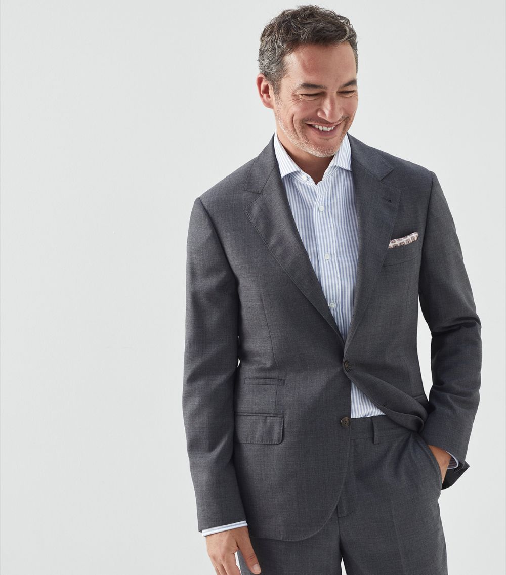 Brunello Cucinelli Suit in Grey Size 38R - 2 Thumbnail