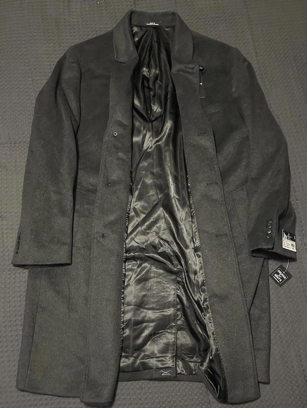 London Fog London Fog Signature Men's Wool Blend Coat Overcoat Size 48L Size US XL / EU 56 / 4 - 3 Thumbnail