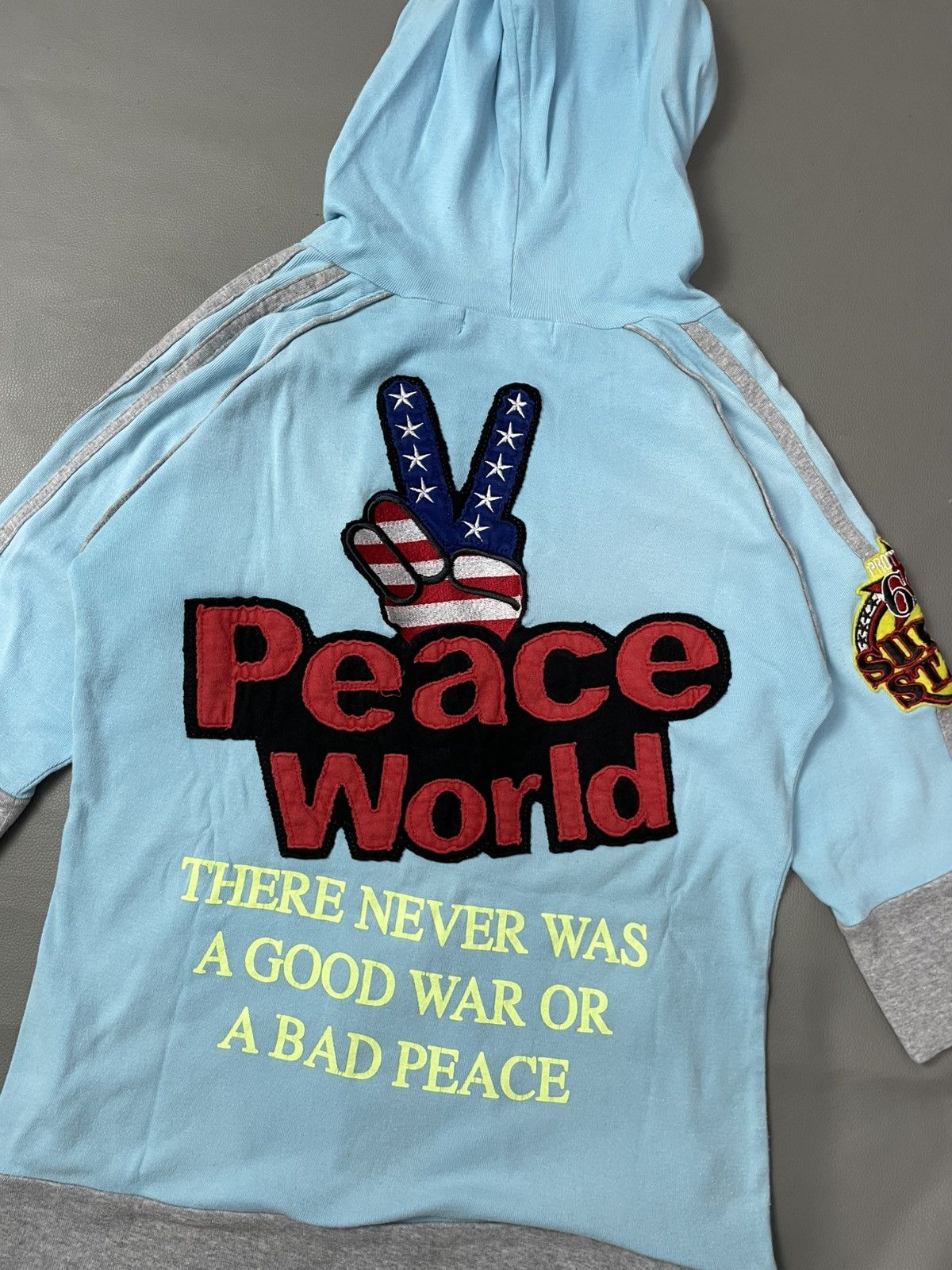 Hysteric Glamour Place Plan Zip Up Hoodie Peace World surf Size L / US 10 / IT 46 - 4 Thumbnail