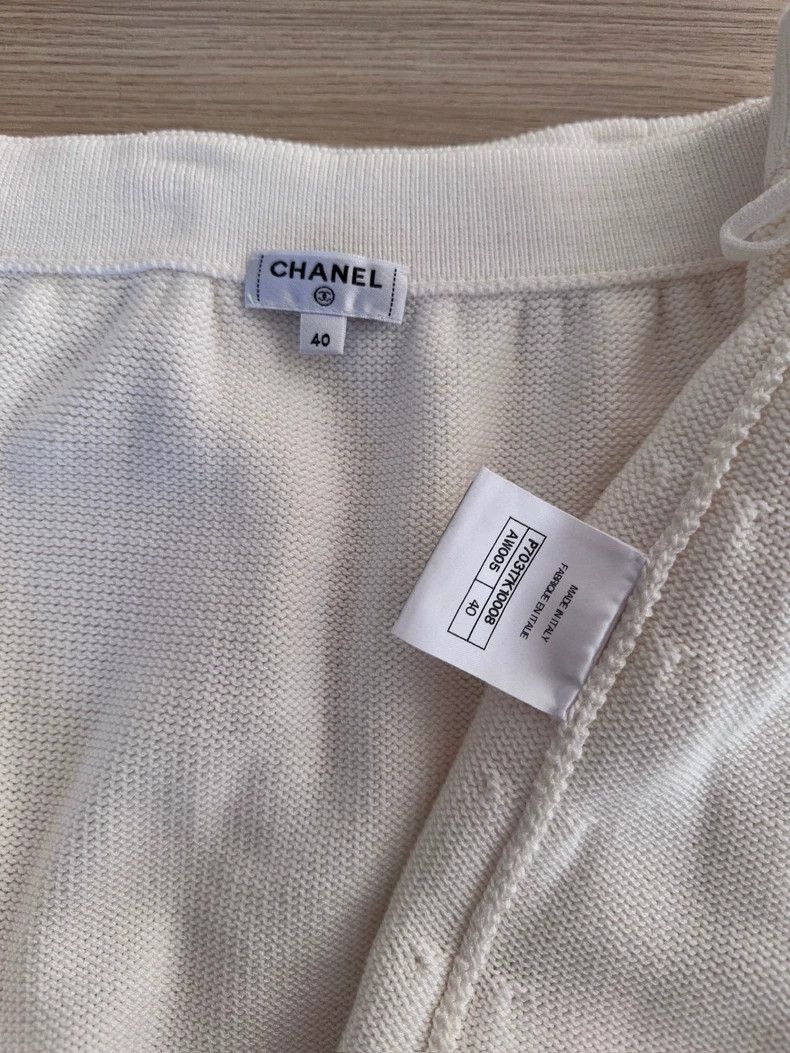 Chanel Chanel 21c white cake skirt Size 26" / US 2 / IT 38 - 3 Thumbnail