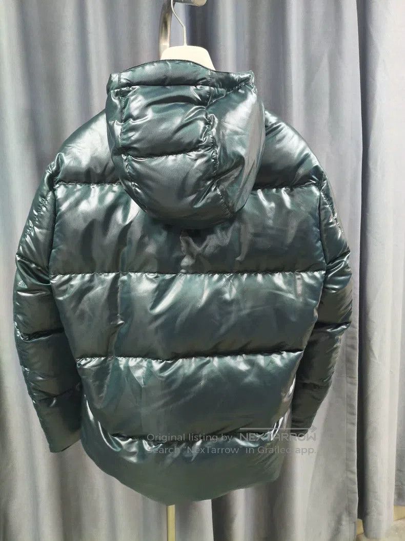 Hermes Hermes Men's Down Jacket, Classic Style with Dark Green an Size US M / EU 48-50 / 2 - 5 Thumbnail