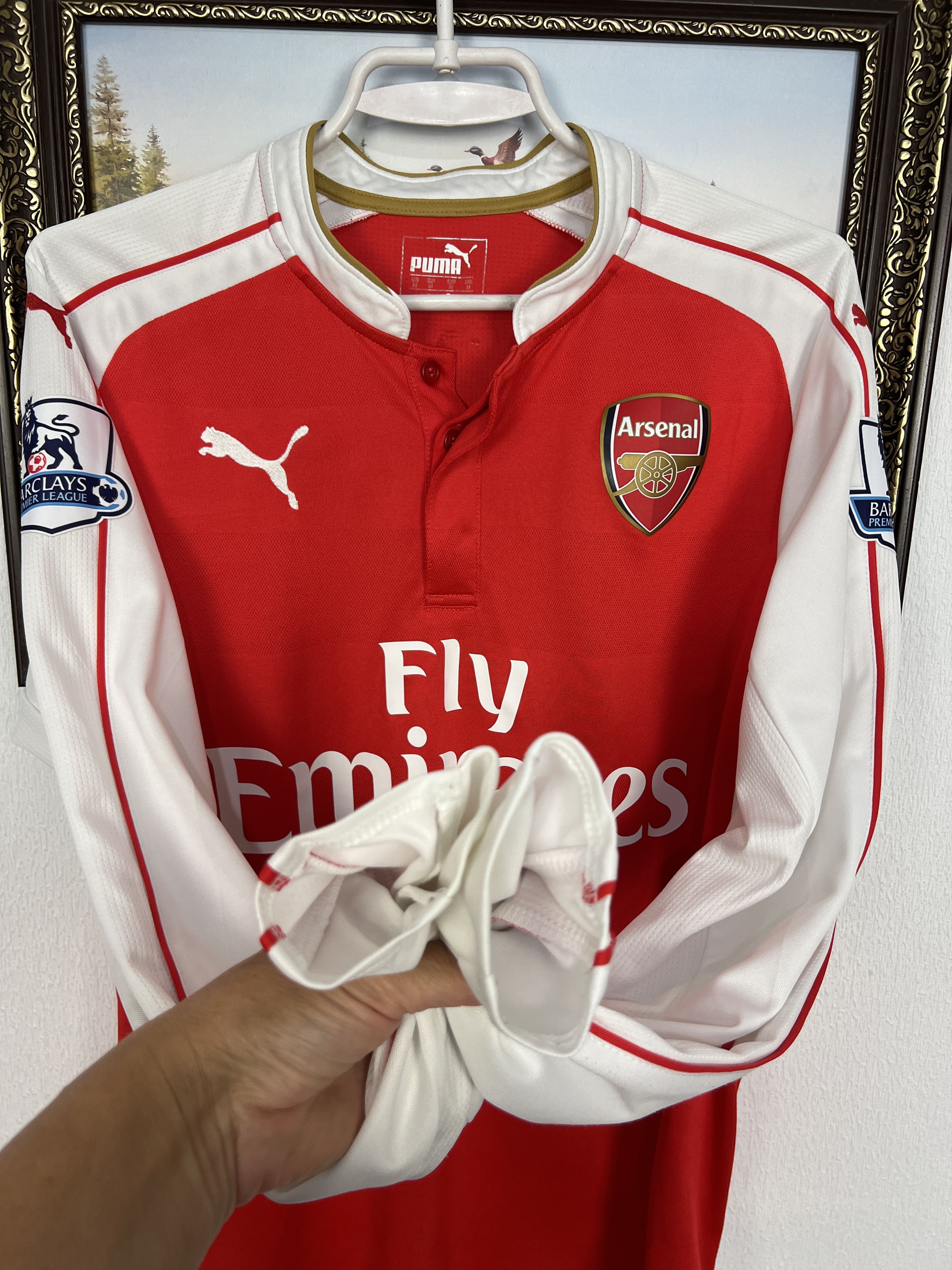 Puma Arsenal Home football shirt 2015 Soccer #17 Alexis Size US M / EU 48-50 / 2 - 10 Thumbnail