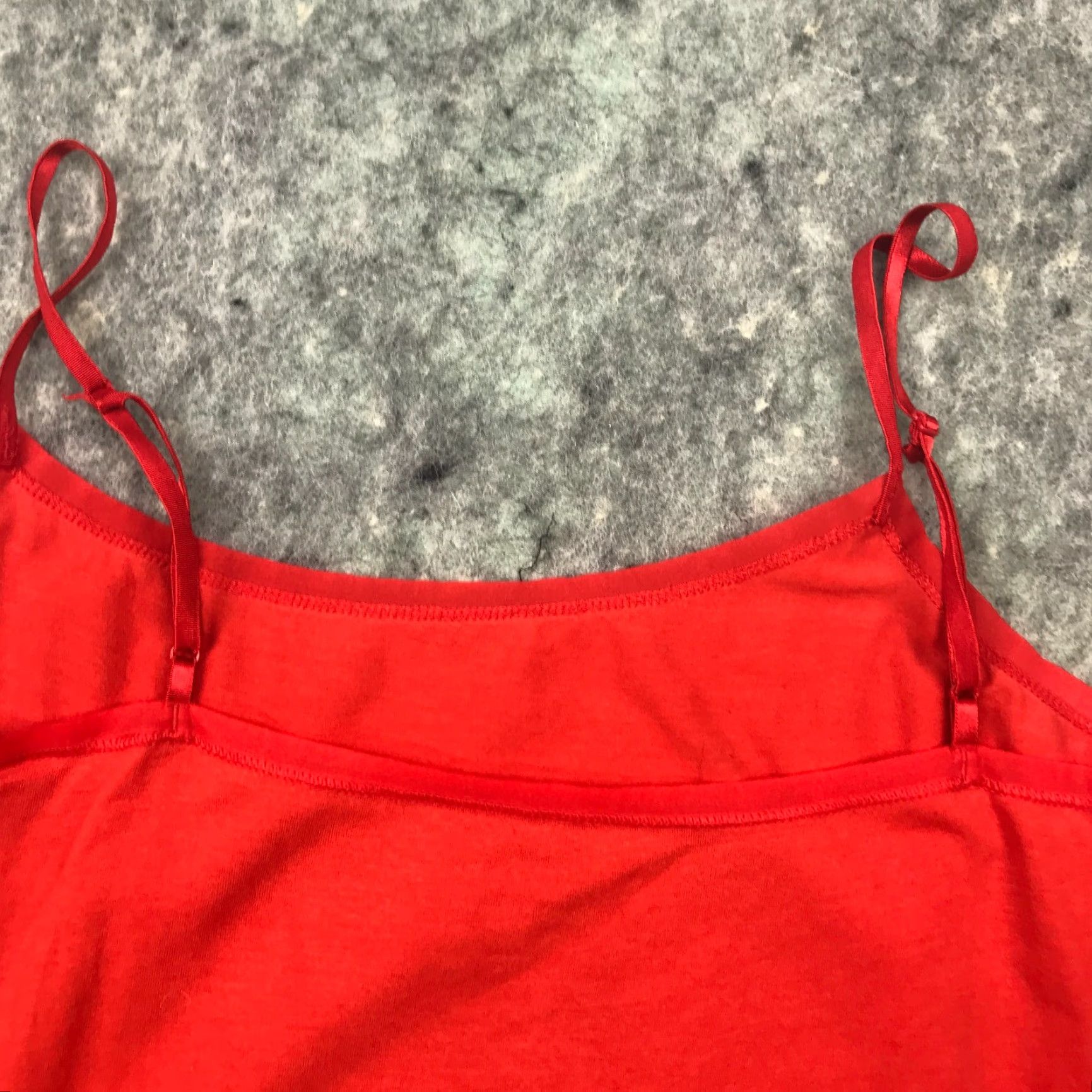 Ann Taylor Ann Taylor Shirt Womens Large Orange Halter Spaghetti Straps Stretch Top Womens Size L / US 10 / IT 46 - 4 Thumbnail