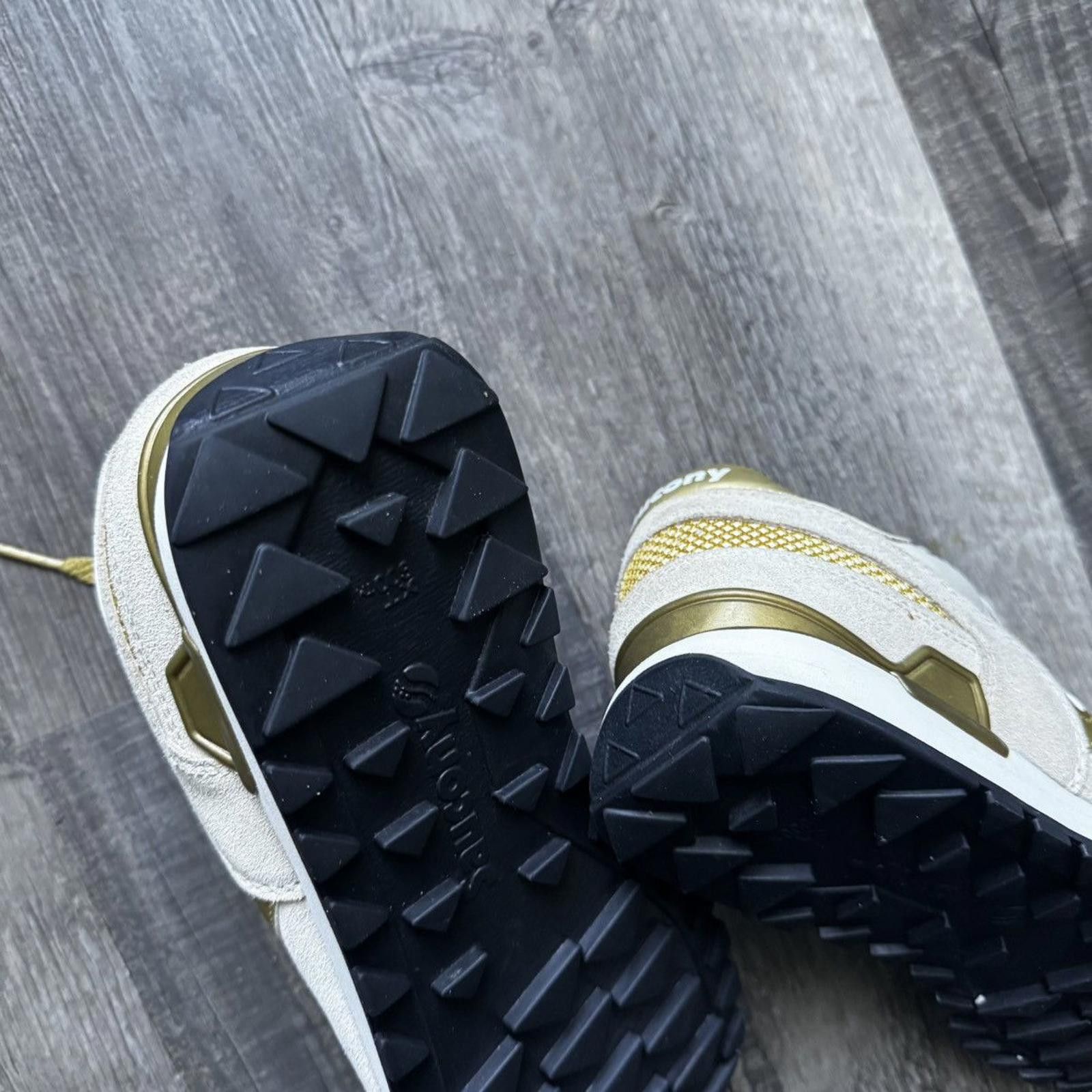 Saucony SAUCONY • VNTG Shadow "White/Gold" (10.5M) Size US 10.5 / EU 43-44 - 9 Thumbnail