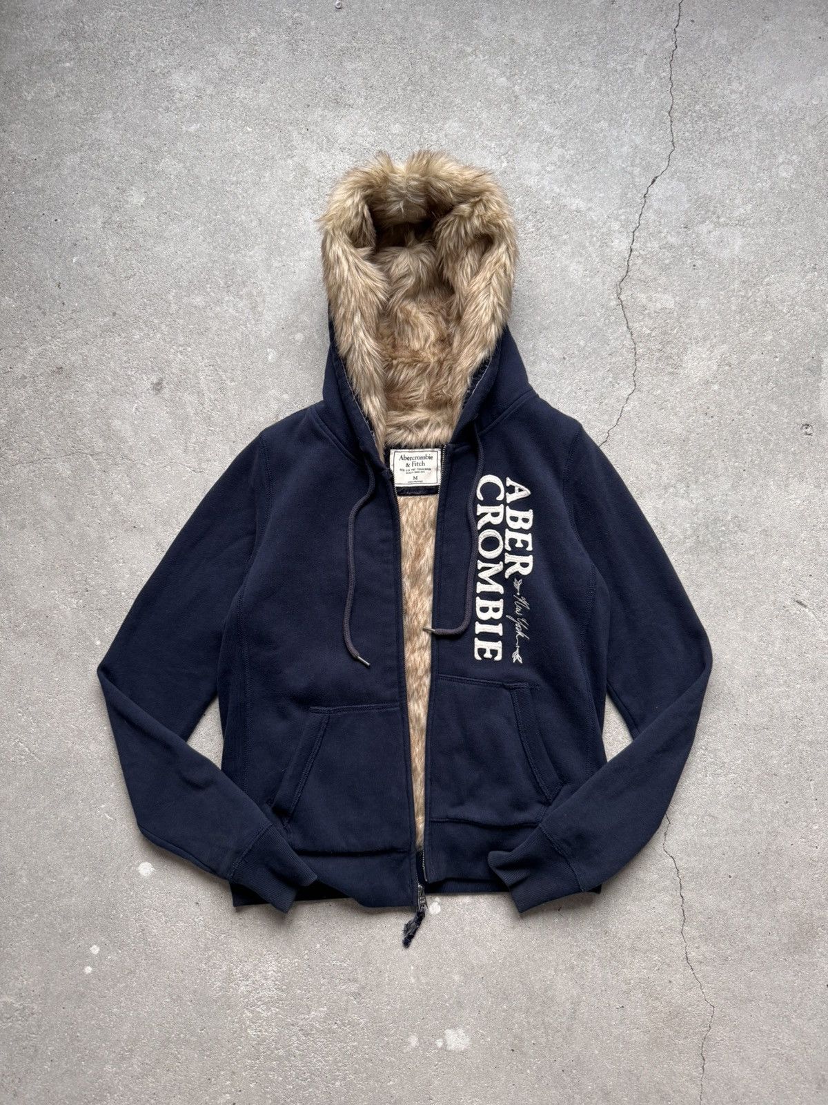 Abercrombie & Fitch Vintage Abercrombie Zip Hoodie Fur Foux Size M / US 6-8 / IT 42-44 - 7 Thumbnail