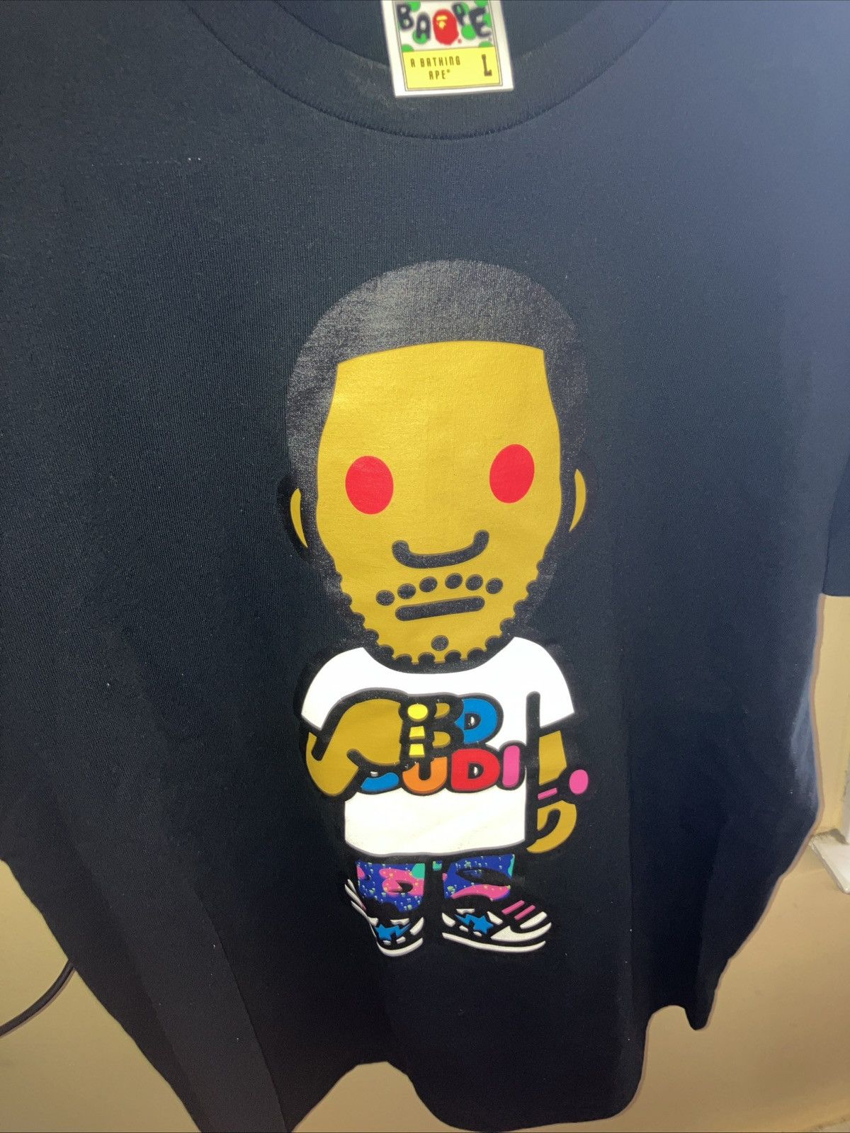 Bape BAPE KID CUDI BLACK SHIRT 2021 Size US L / EU 52-54 / 3 - 10 Thumbnail