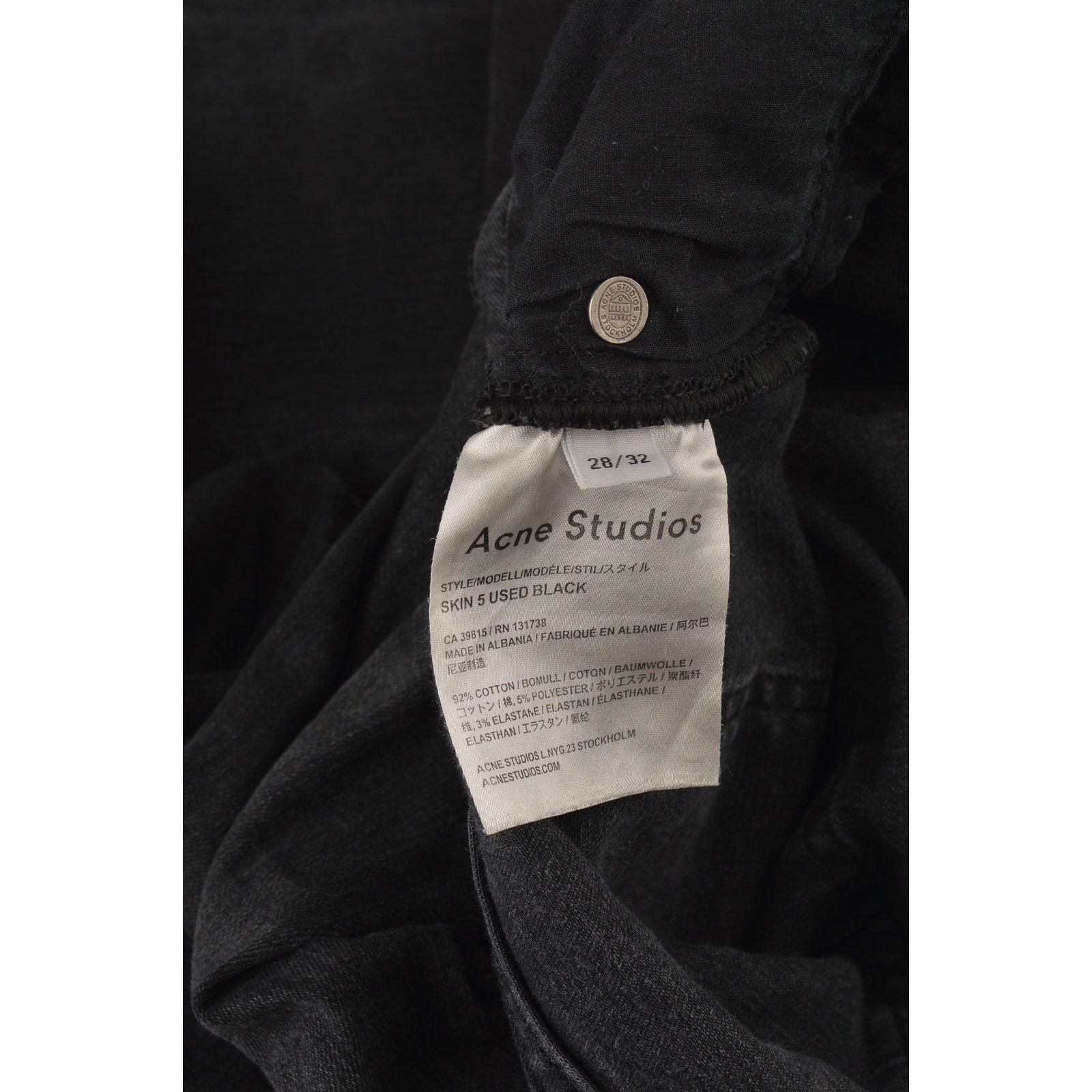 Acne Studios Acne Studios washed black jeans Size US 28 / EU 44 - 4 Thumbnail