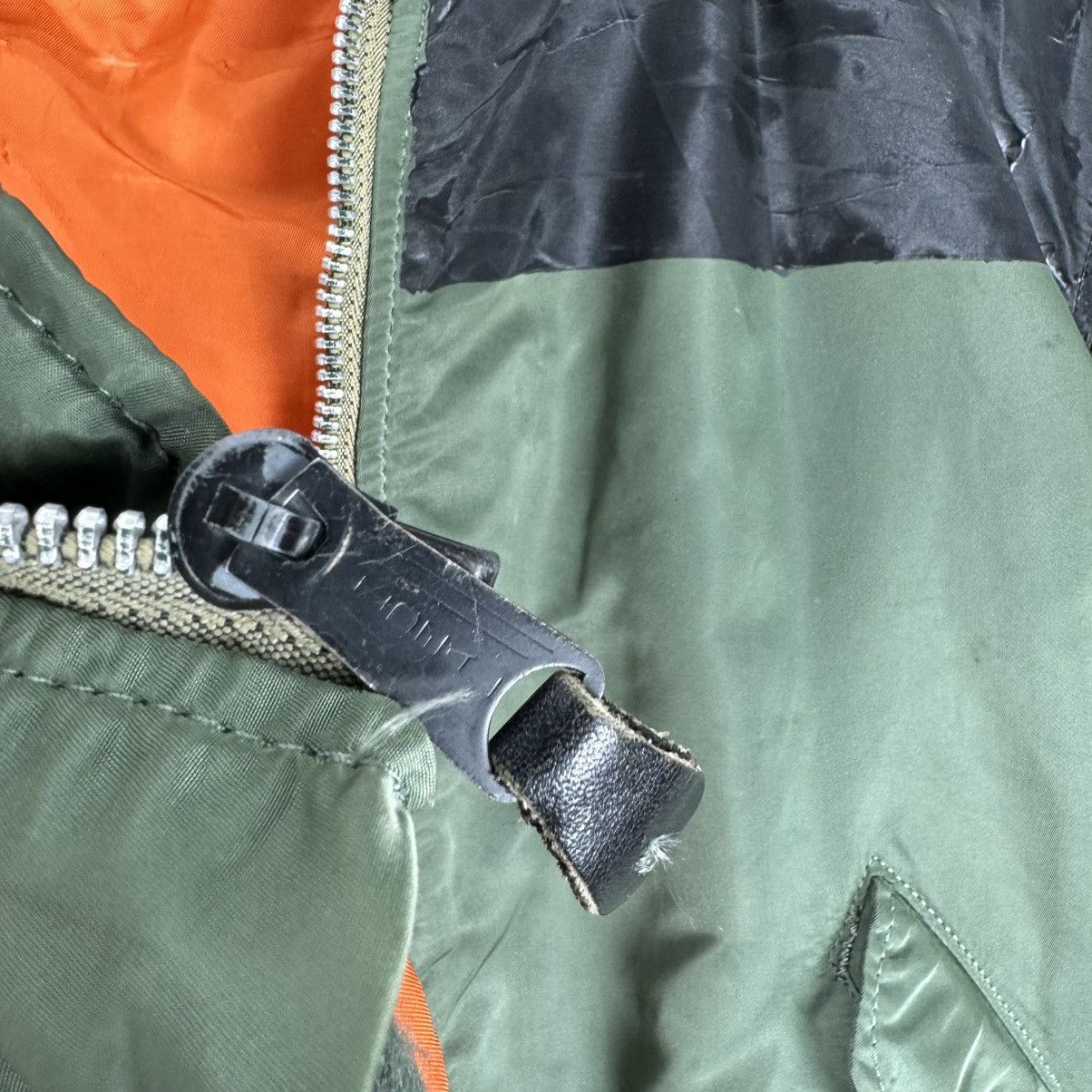 Alpha Industries 🌟ALPHA INDUSTRIES MA-1 FLYERS BOMBER STUD RIOT JACKET Size US L / EU 52-54 / 3 - 6 Thumbnail