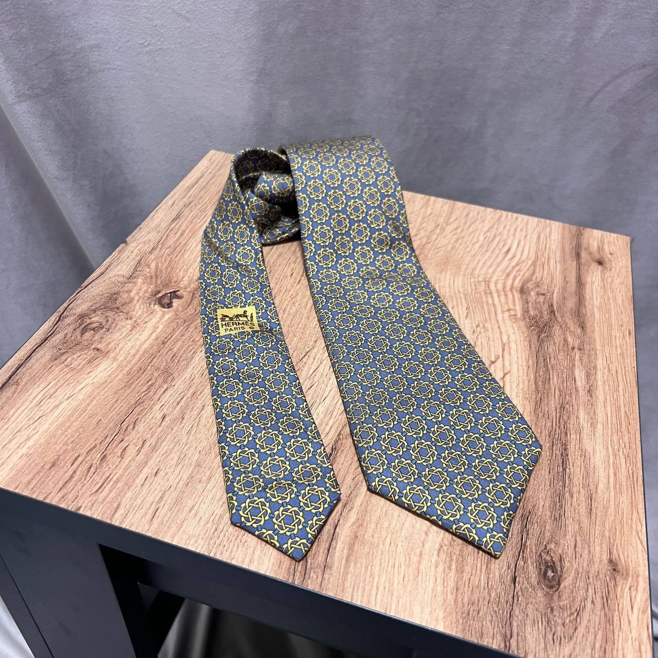 Hermes Vintage Hermes Silk Tie 7122 FA Made in France Size ONE SIZE - 1 Thumbnail