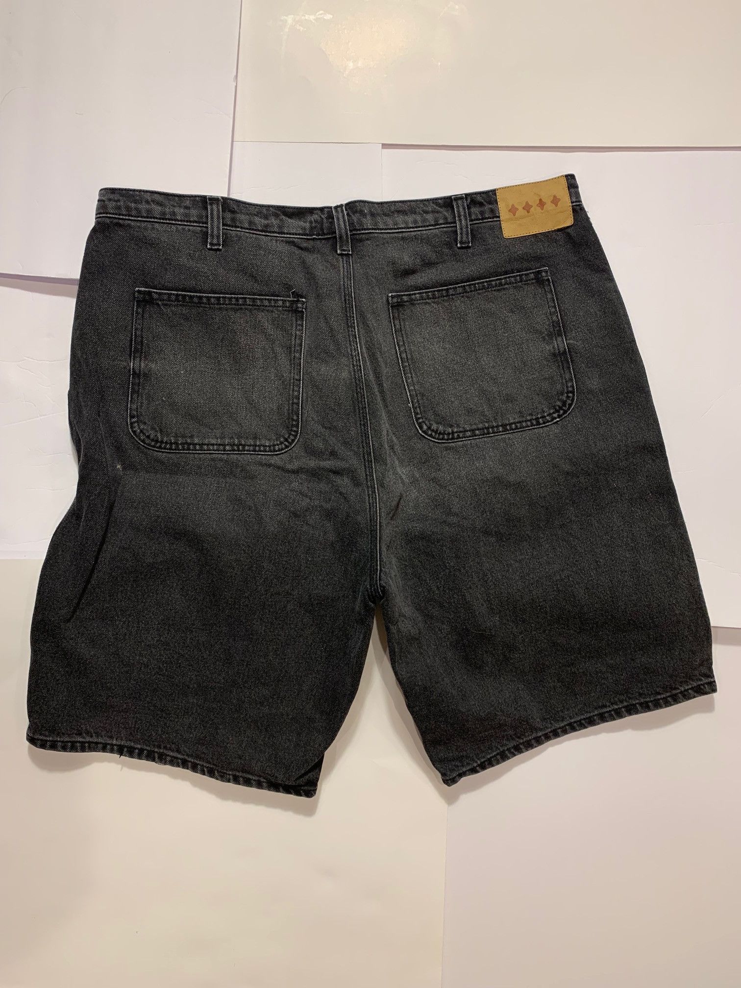 Bare Knuckles Denim Shorts Jean Jorts Tommy Dusk Black Size US 38 / EU 54 - 2 Thumbnail