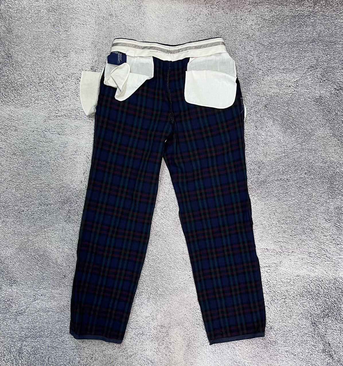 Burberry Burberrys Men’s Pants Trousers Striped Vintage 100% Wool Size US 33 - 12 Thumbnail