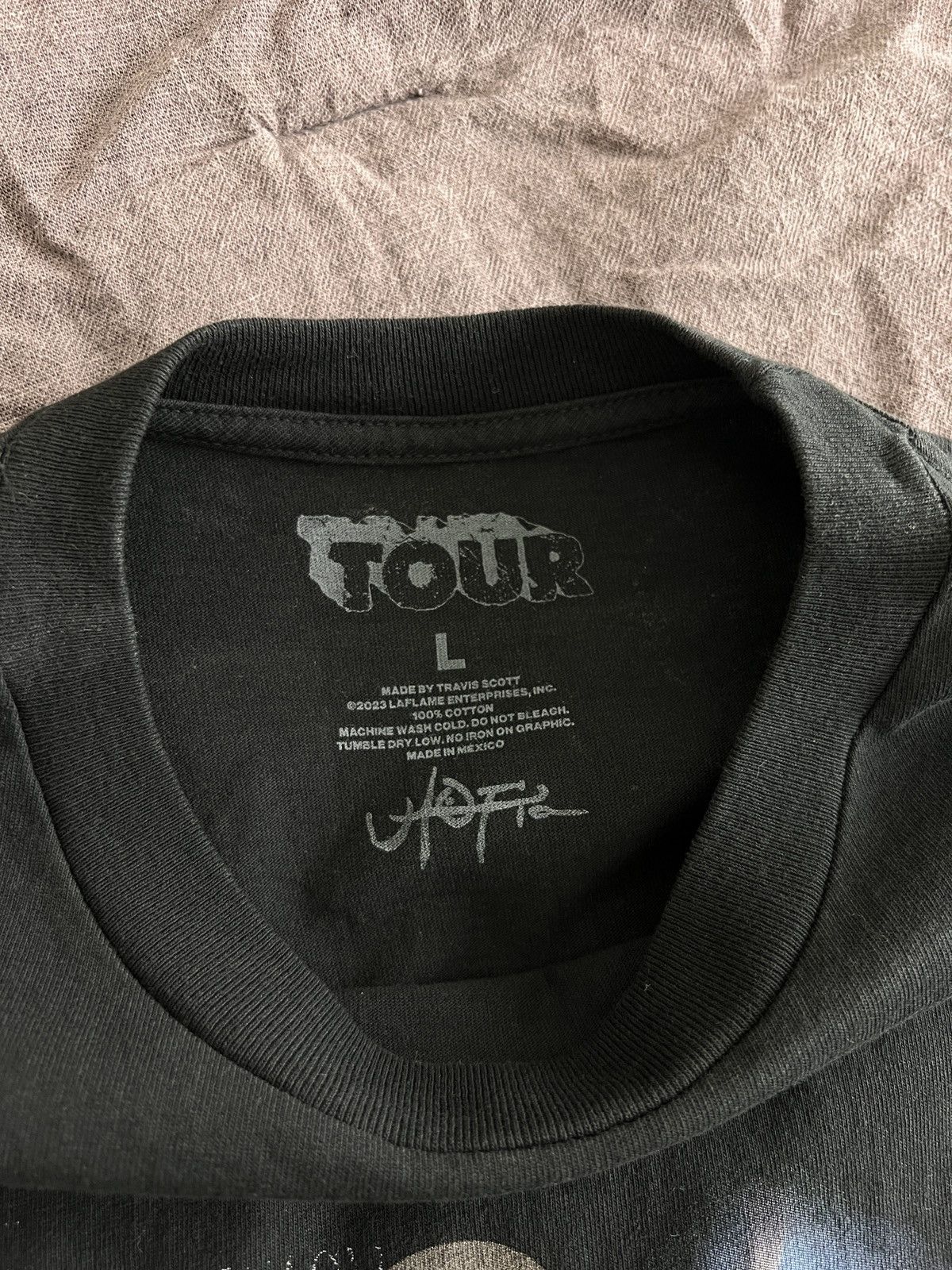 Travis Scott Utopia Circus Maximus Tour Black Shirt Size US L / EU 52-54 / 3 - 3 Thumbnail