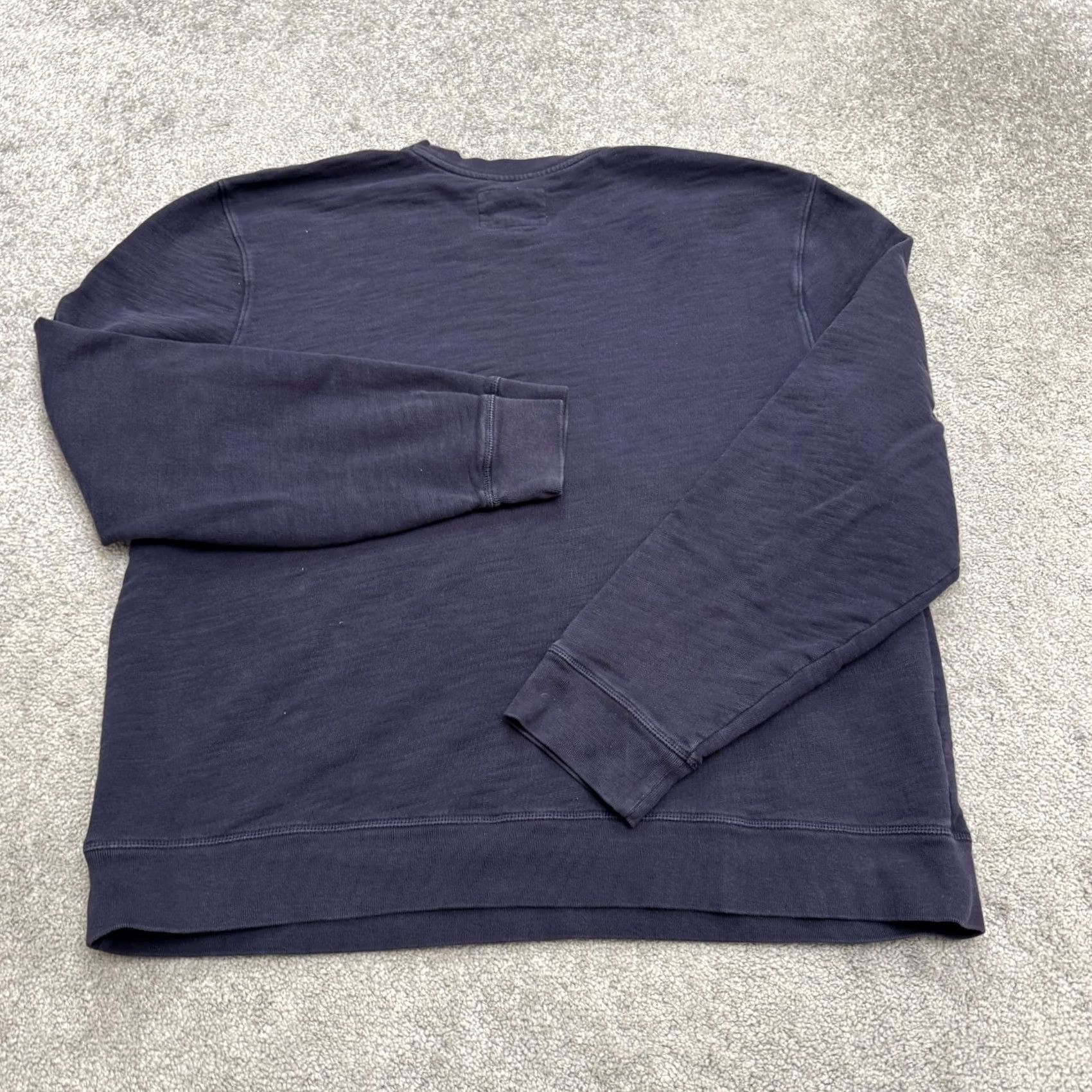 Bloomingdale's Bloomingdale's The Men's Store Pullover Sweatshirt XL Nay Blue Crew Neck Cotton Logo Regular Men Sweatshirt XL Blue Size US XL / EU 56 / 4 - 2 Thumbnail