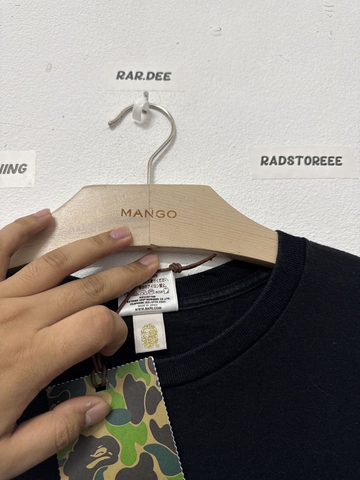 Bape A Bathing Ape Mirror Glittering Big Head Tee Size US XL / EU 56 / 4 - 7 Thumbnail