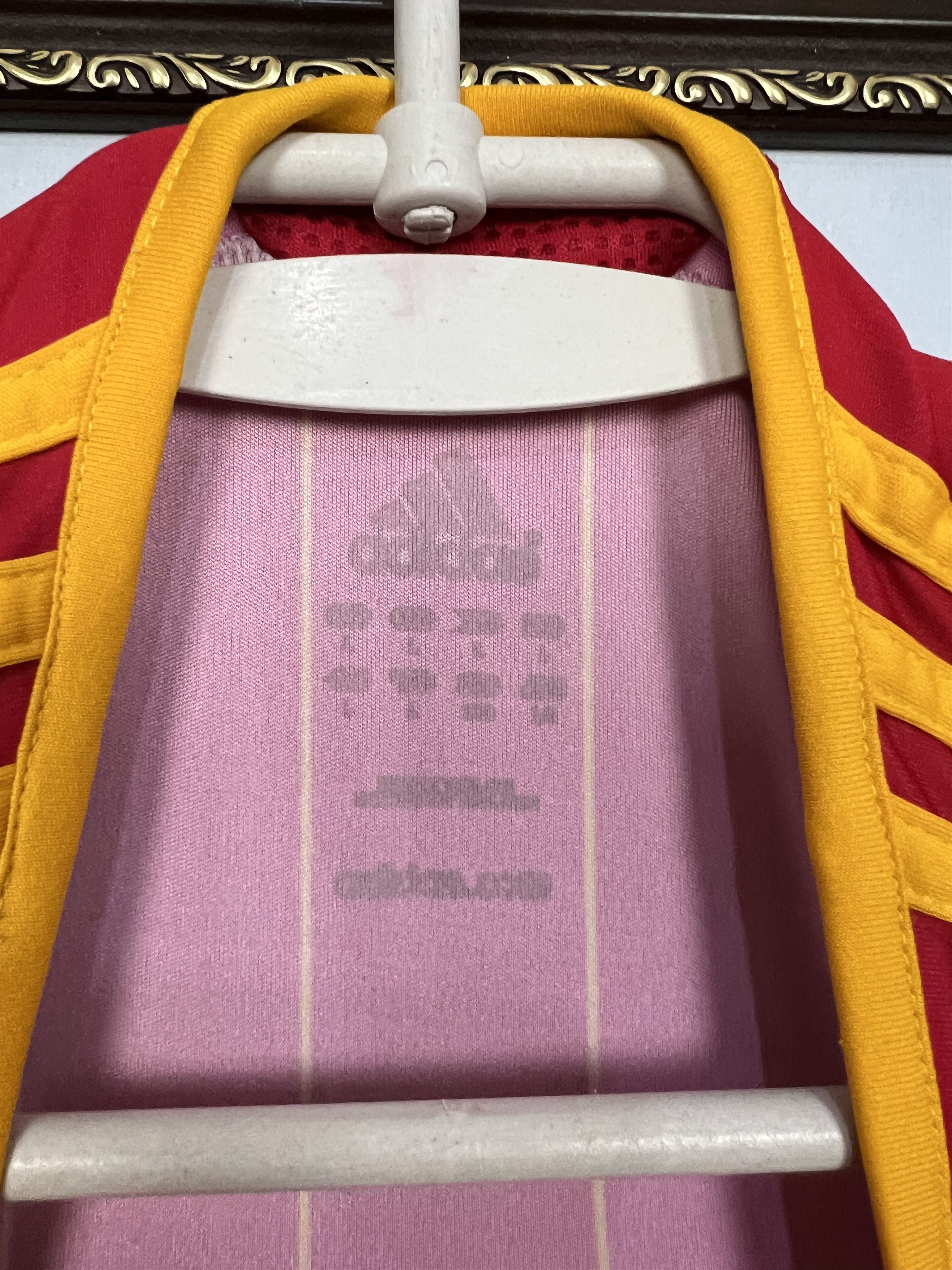 Adidas Spain Home football shirt 2005 Soccer #7 Raul Jersey Trikot Size US L / EU 52-54 / 3 - 6 Thumbnail