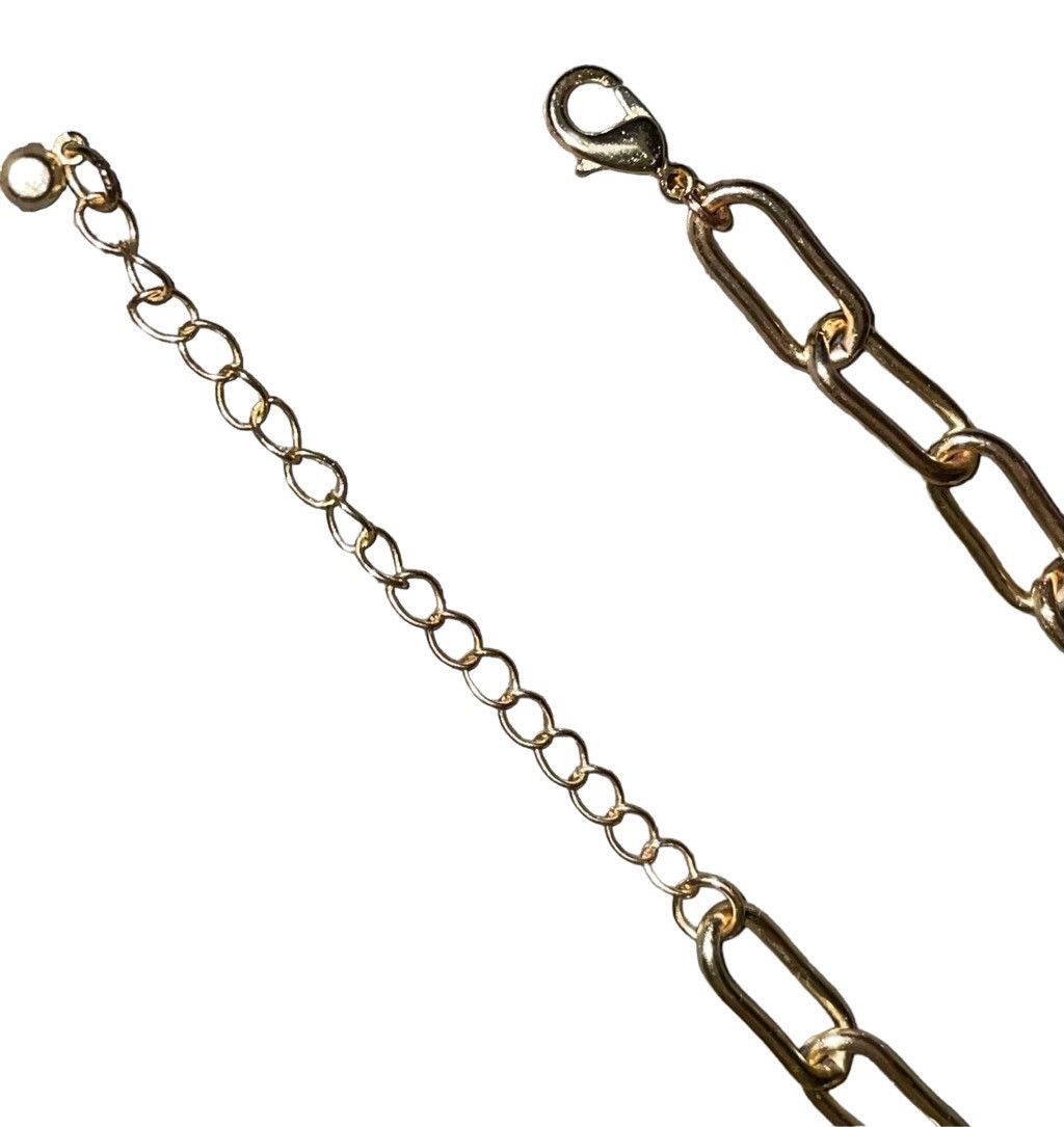 Other Adornia Paperclip Disc Long Lariat Necklace NEW Size ONE SIZE - 6 Thumbnail