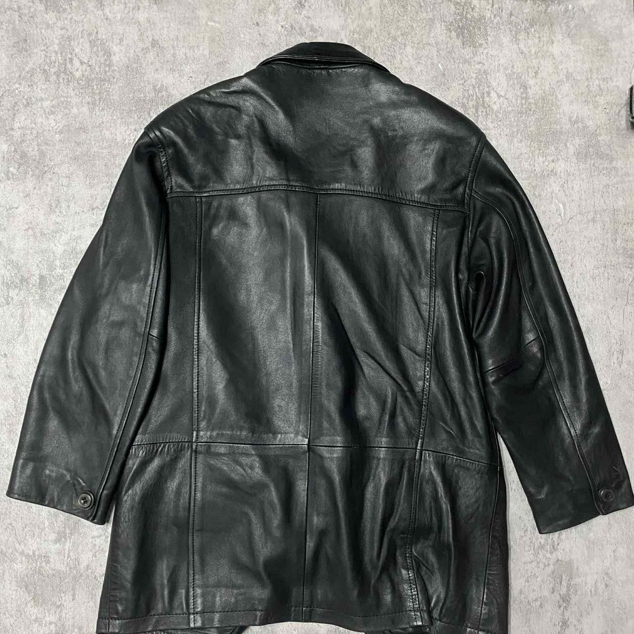 Other Black leather jacket with button closure, two front pockets Size M / US 6-8 / IT 42-44 - 4 Thumbnail