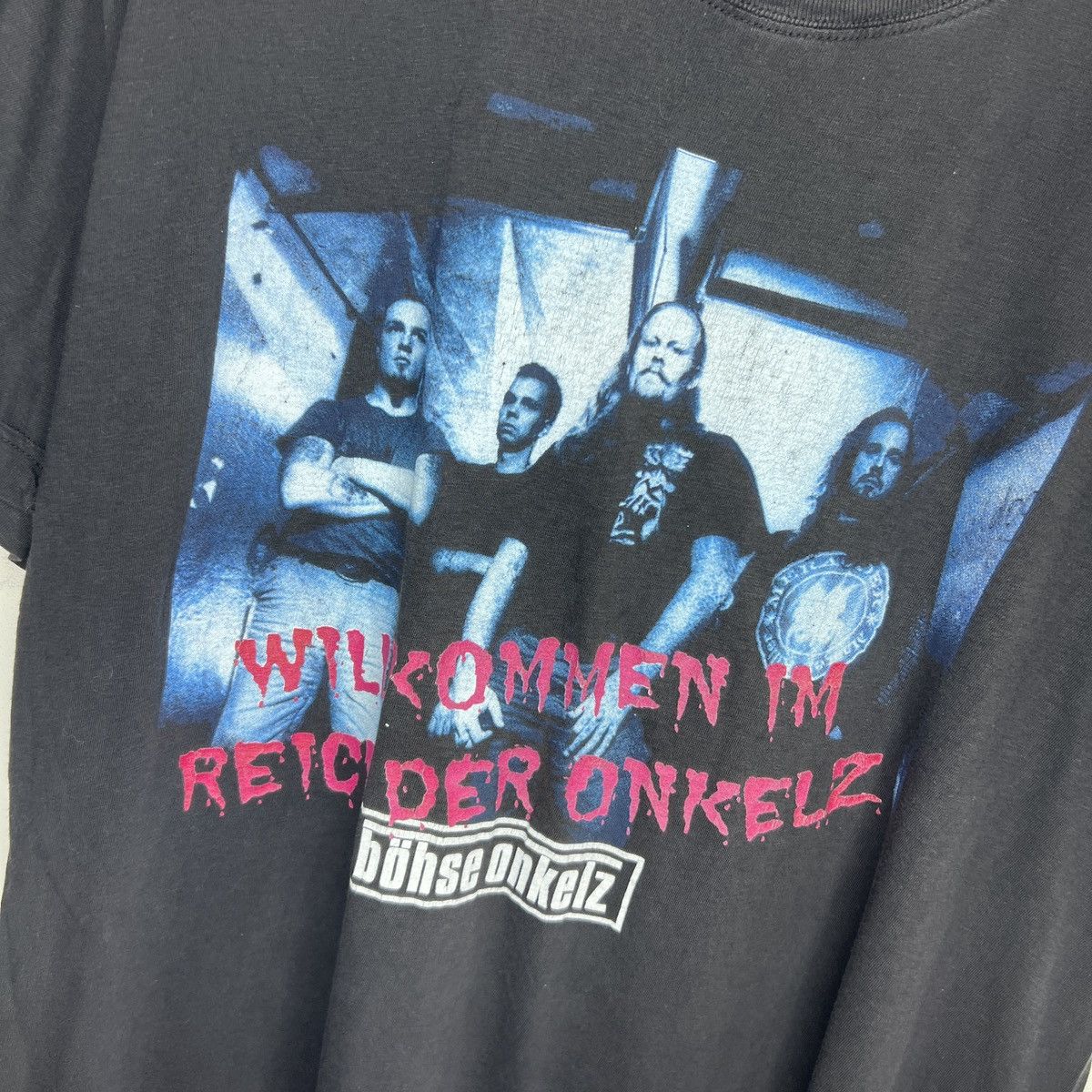 Band Tees × Vintage Tshirt Vintage Bohse Onkelz Band Tee 90s Rock Metal Size US M / EU 48-50 / 2 - 5 Thumbnail
