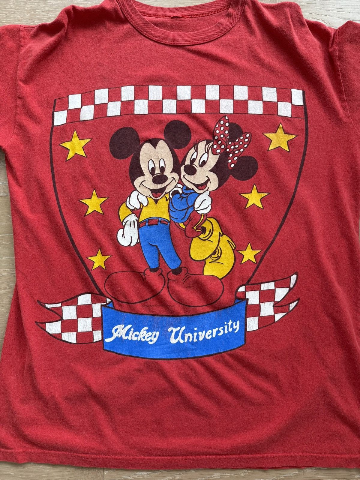 Disney Rare Vintage Mickey University Mickey and Minnie Mouse Shirt Size L / US 10 / IT 46 - 5 Thumbnail