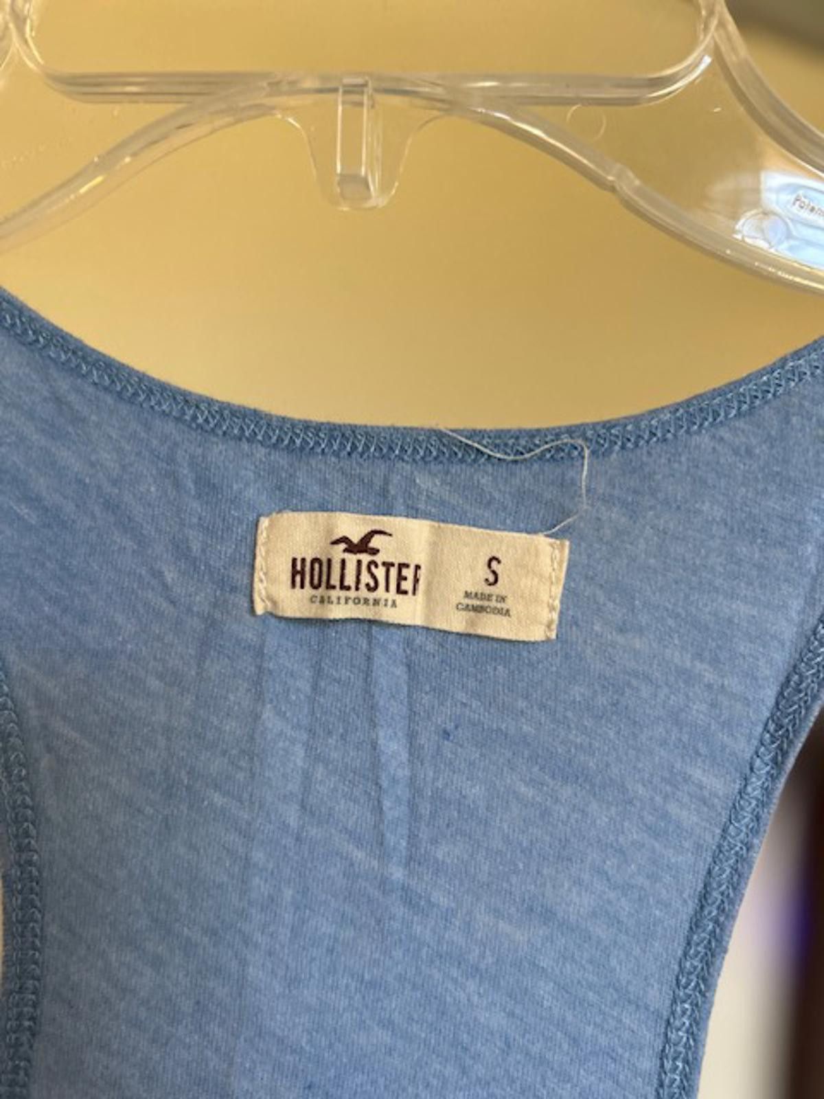 Hollister Hollister Blue Racerback Tank Top Size Small Size S / US 4 / IT 40 - 3 Thumbnail