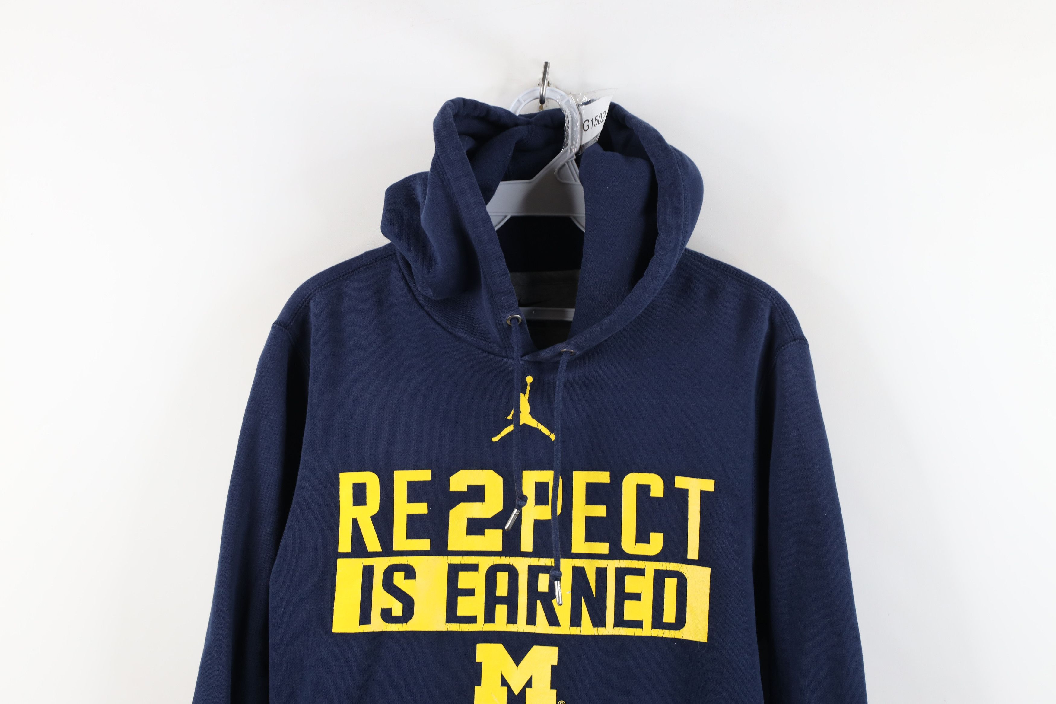 Nike Nike Air Jordan University of Michigan Hoodie Sweatshirt Size US S / EU 44-46 / 1 - 2 Thumbnail