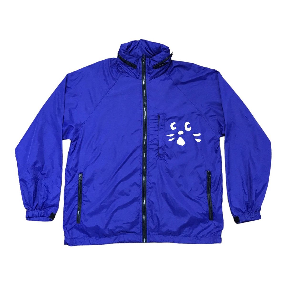 Issey Miyake × Japanese Brand × Ne-Net Issey Miyake Ne Net DarkPurple/Dark Blue Windbreaker Jacket Size US M / EU 48-50 / 2 - 2 Thumbnail