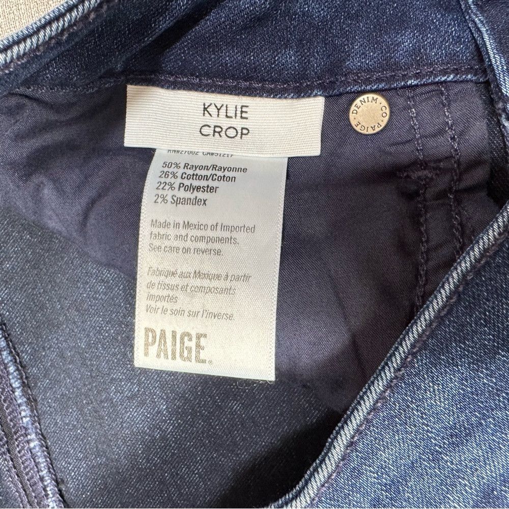 Paige NWT New Paige Kylie Cropped Skinny Lubina Jean Size 25 Size 25" / US 0 / IT 36 - 8 Thumbnail