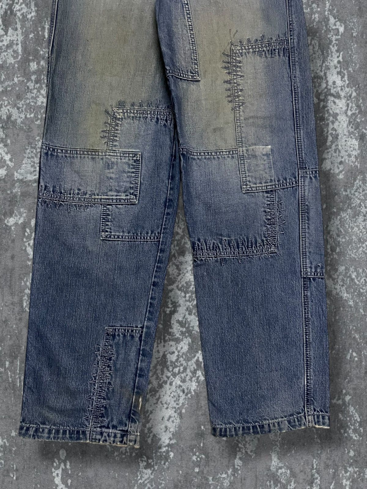 Japanese Brand Vintage Japan Designer 90S Streetwear B.SB Baggy Distressed Size US 28 / EU 44 - 3 Thumbnail