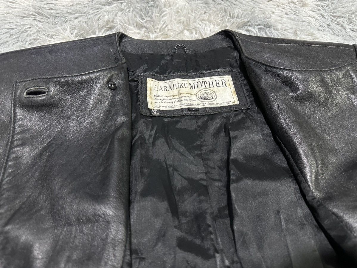 Japanese Brand 🔥Sick Y2K Harajuku Mother Lambskin Leather Jacket Goth Punk Size US L / EU 52-54 / 3 - 10 Thumbnail